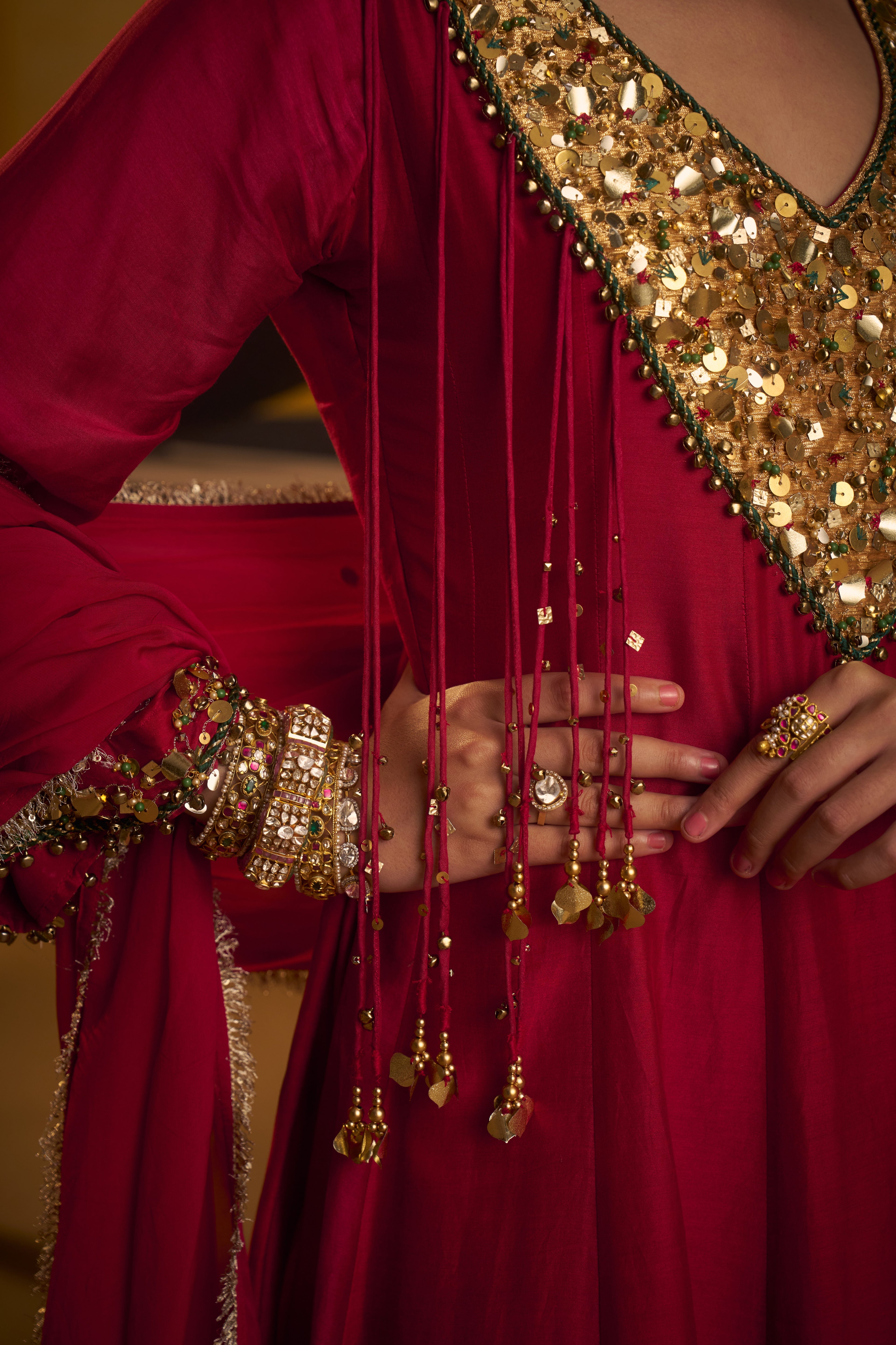 Surkh Gul kurta set