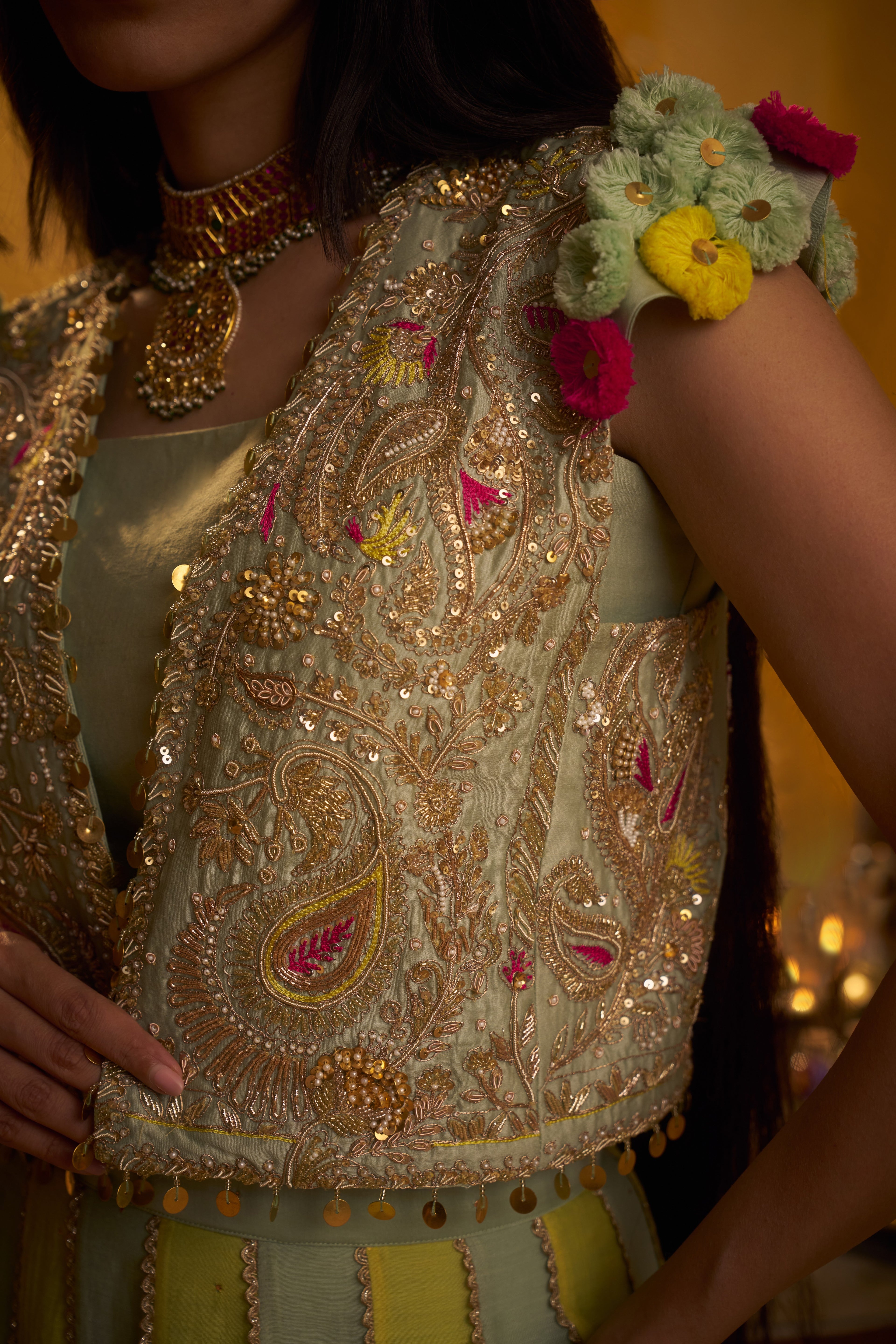 Haryali lehenga