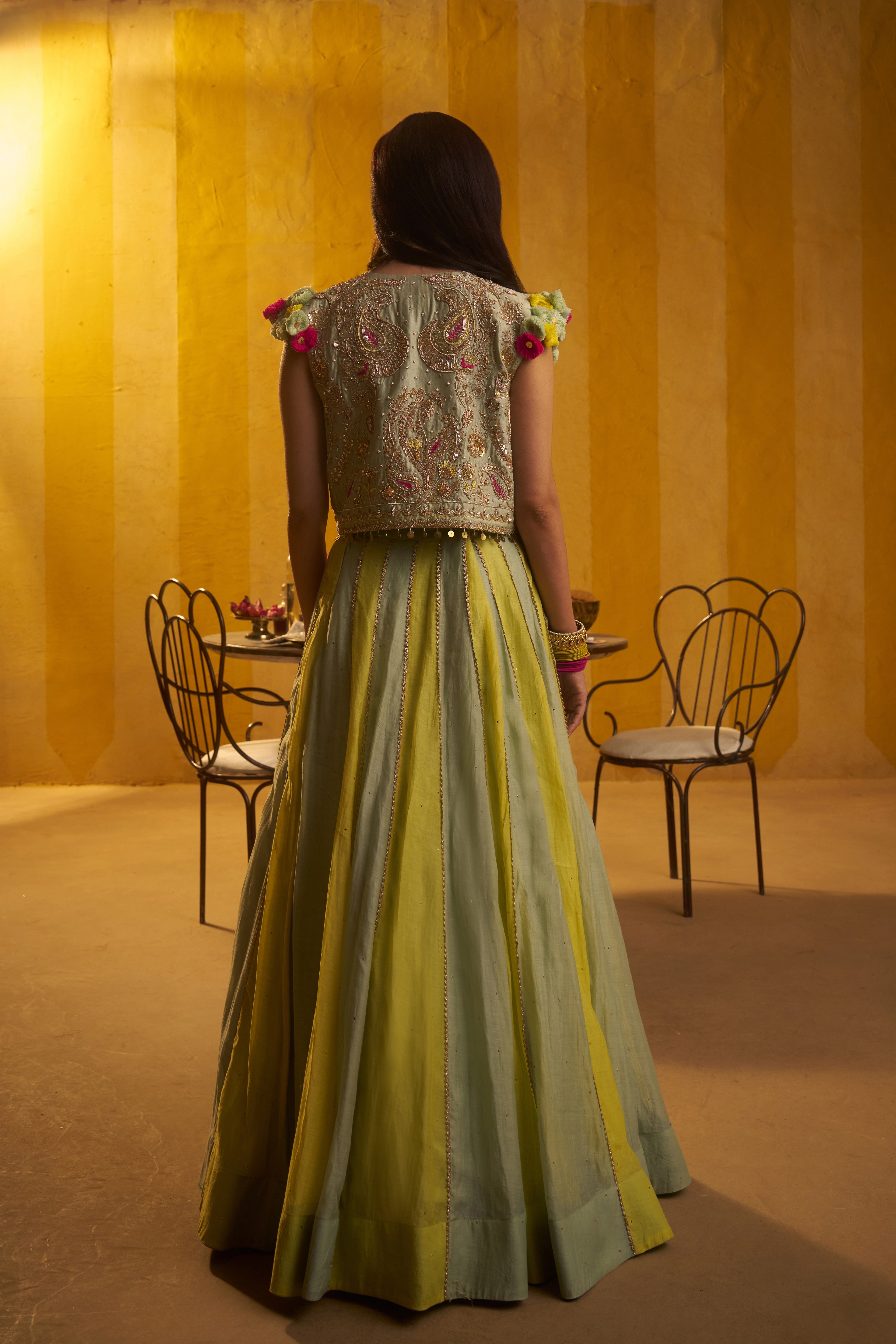 Haryali lehenga