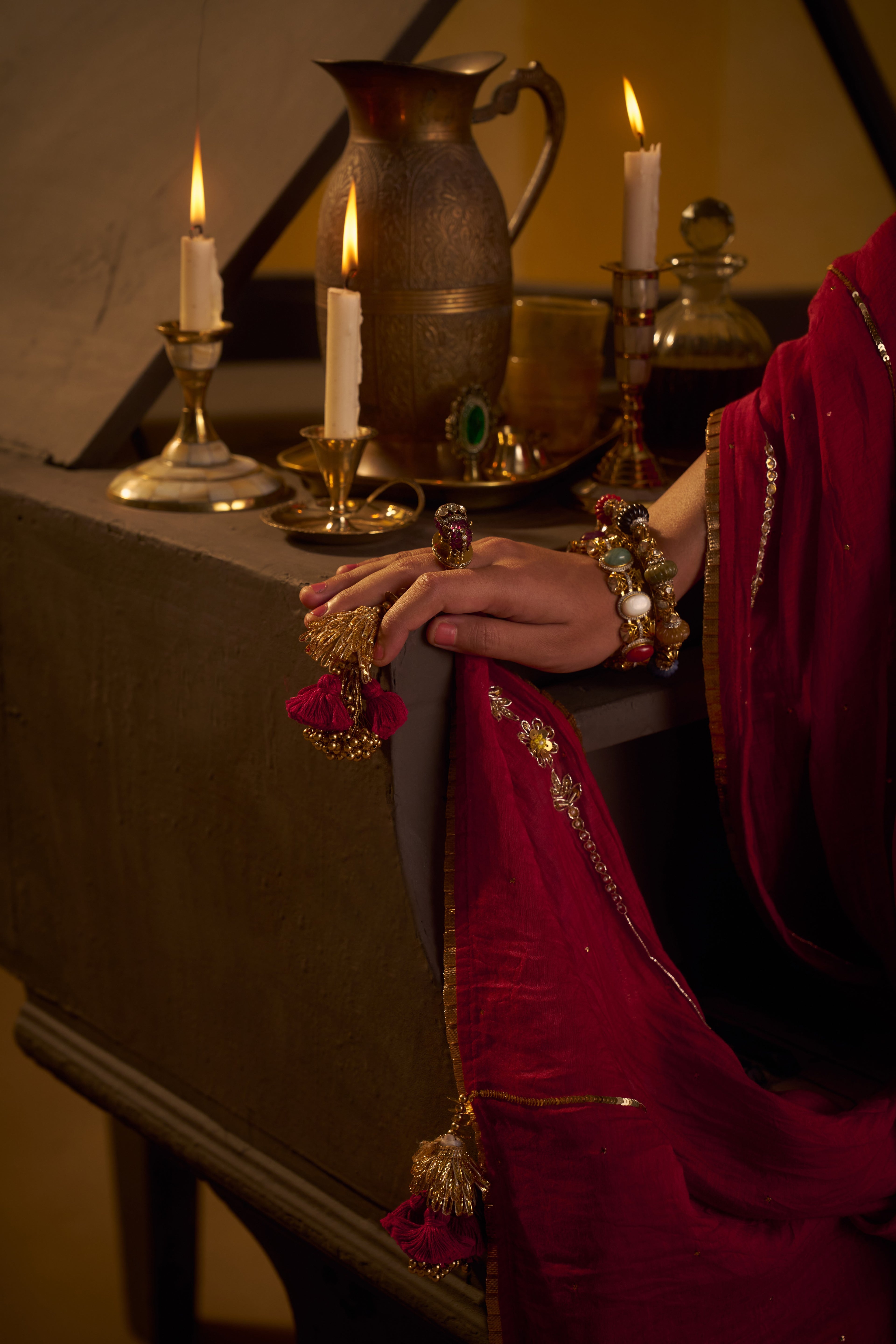 Gulaal lehenga set