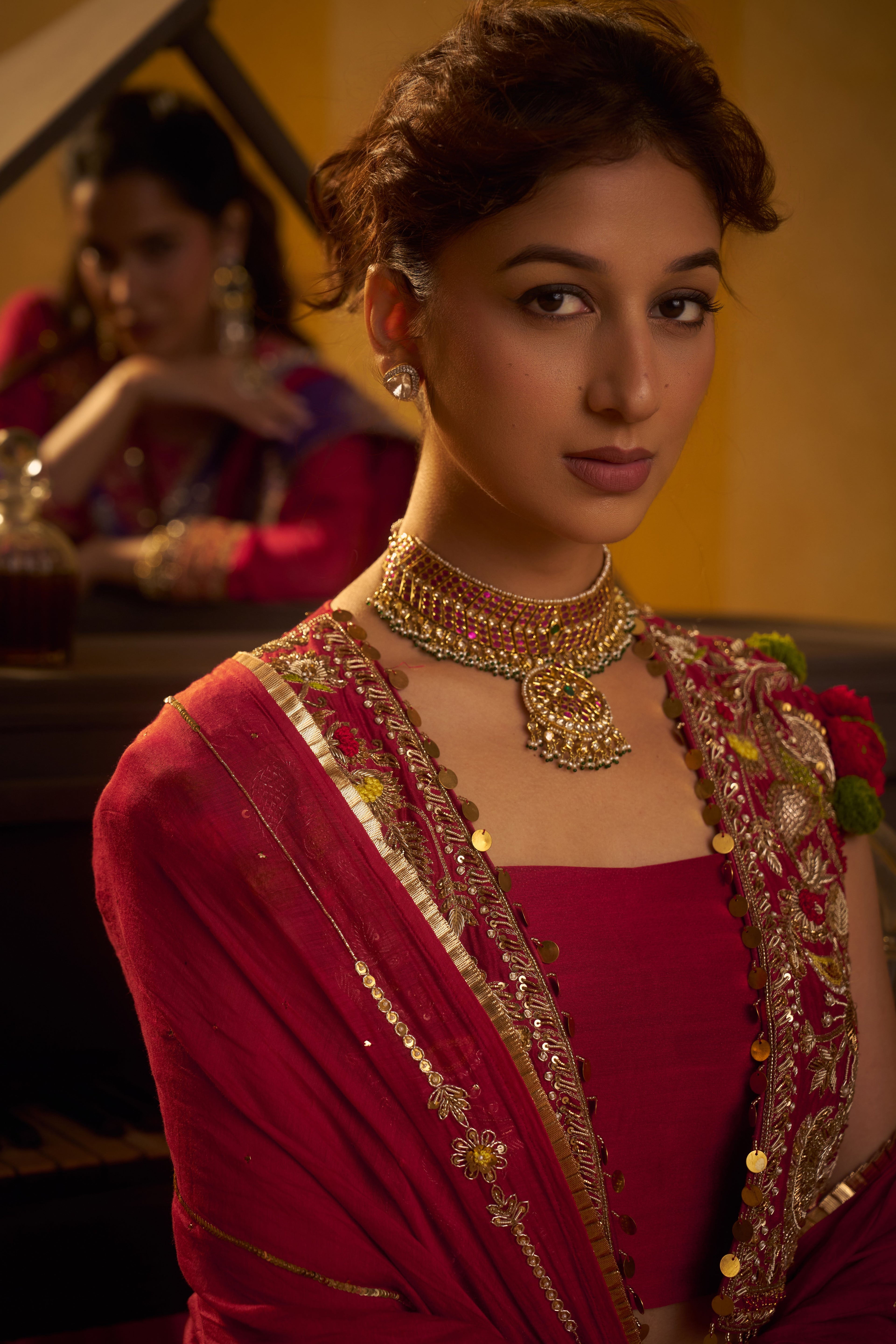 Gulaal lehenga set