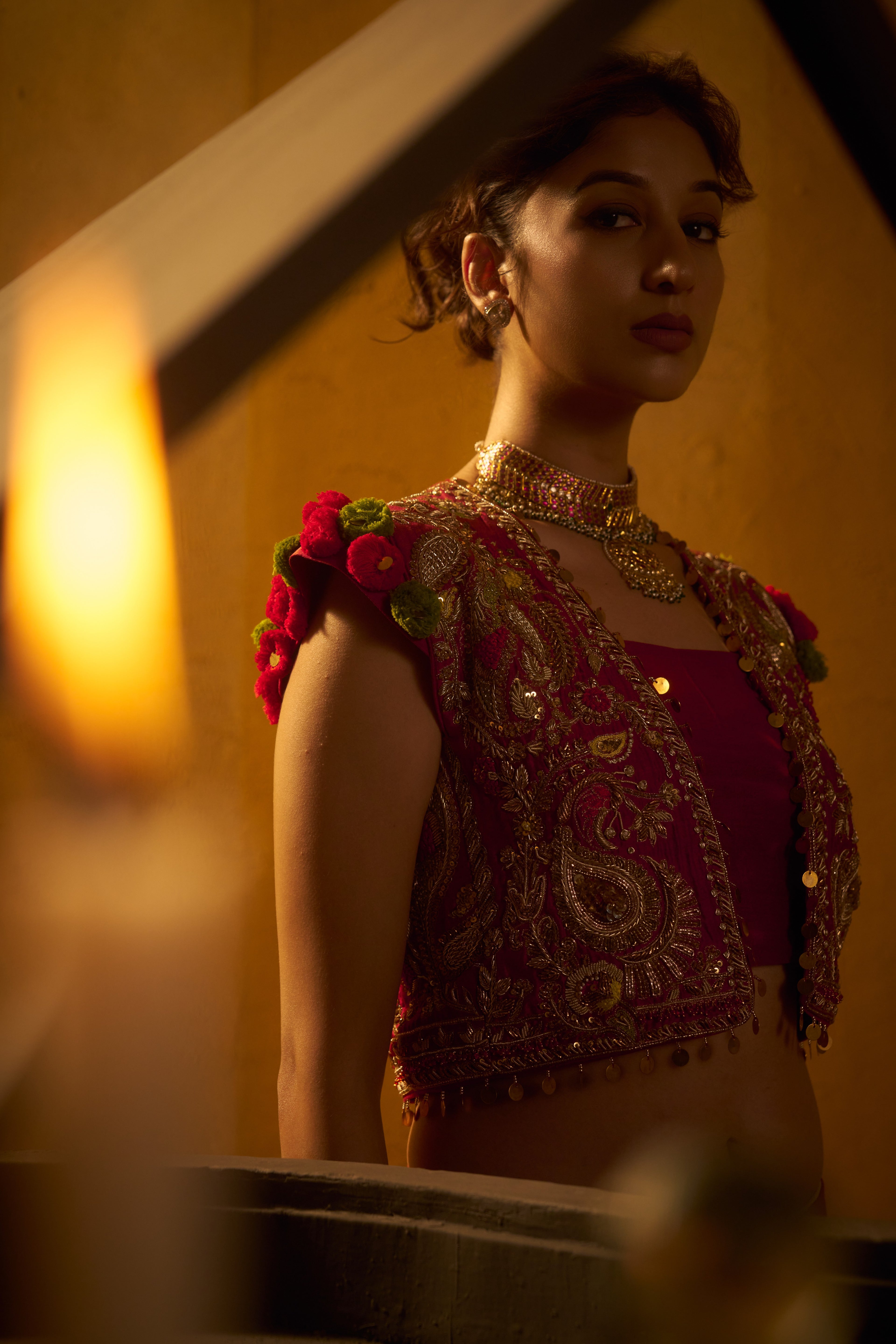 Gulaal lehenga set