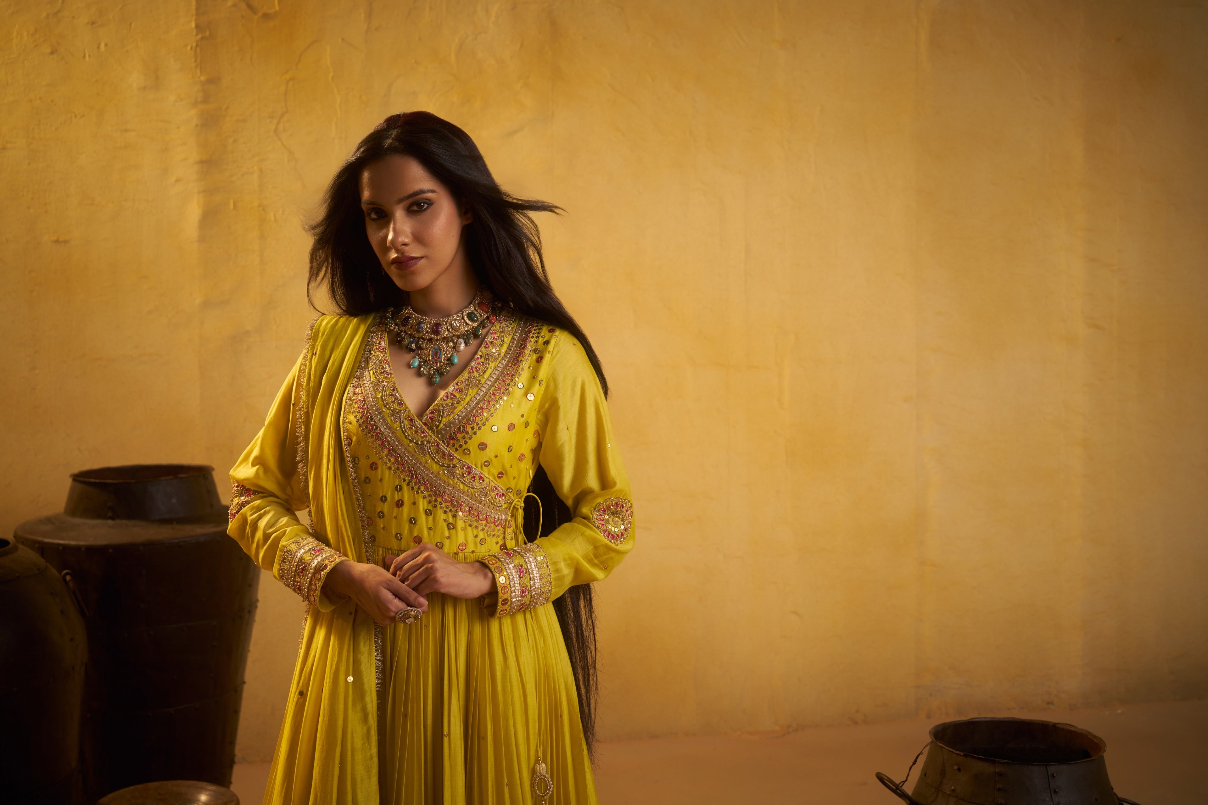 Sunehri Kiran anarkali