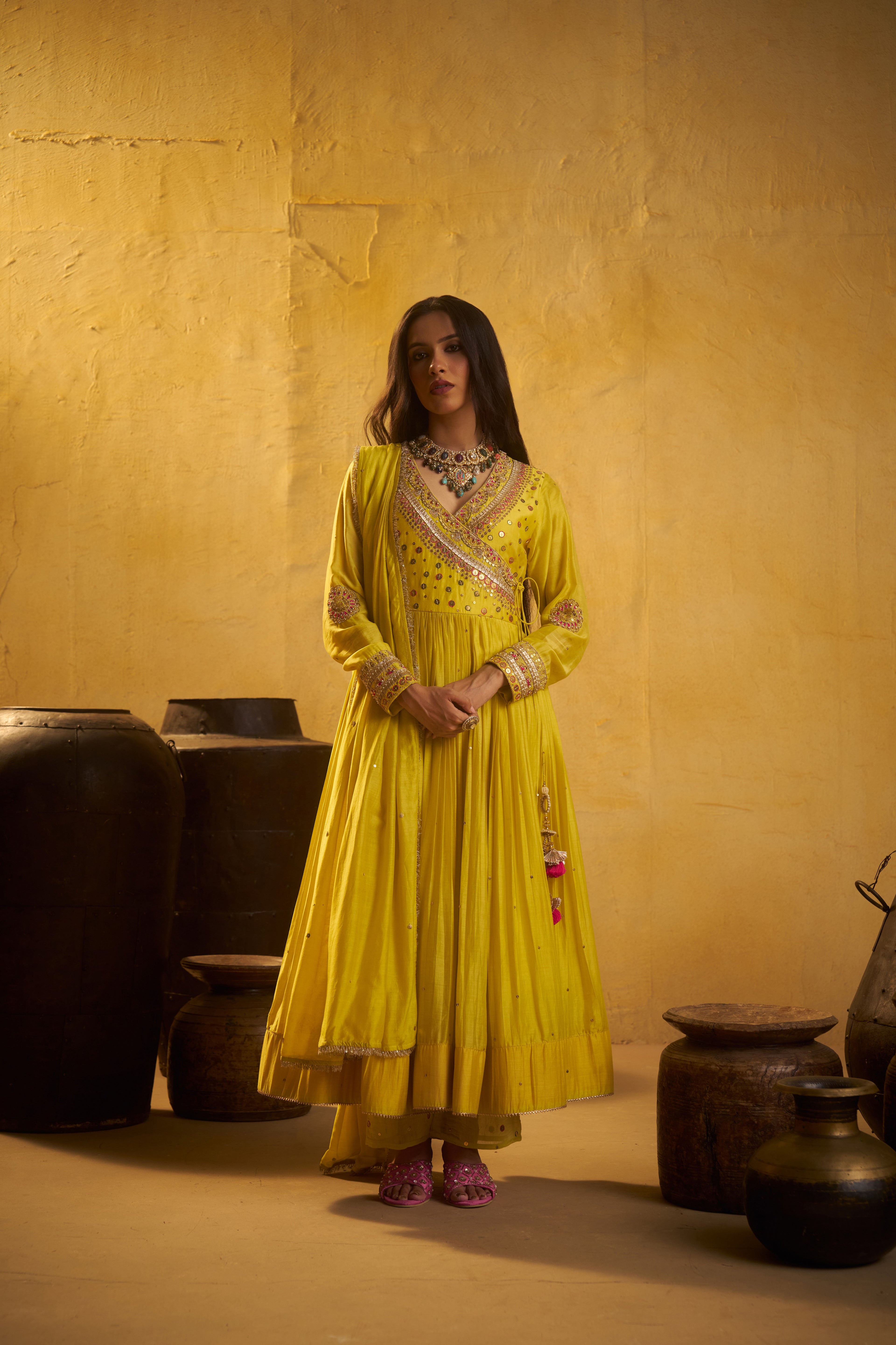 Sunehri Kiran anarkali