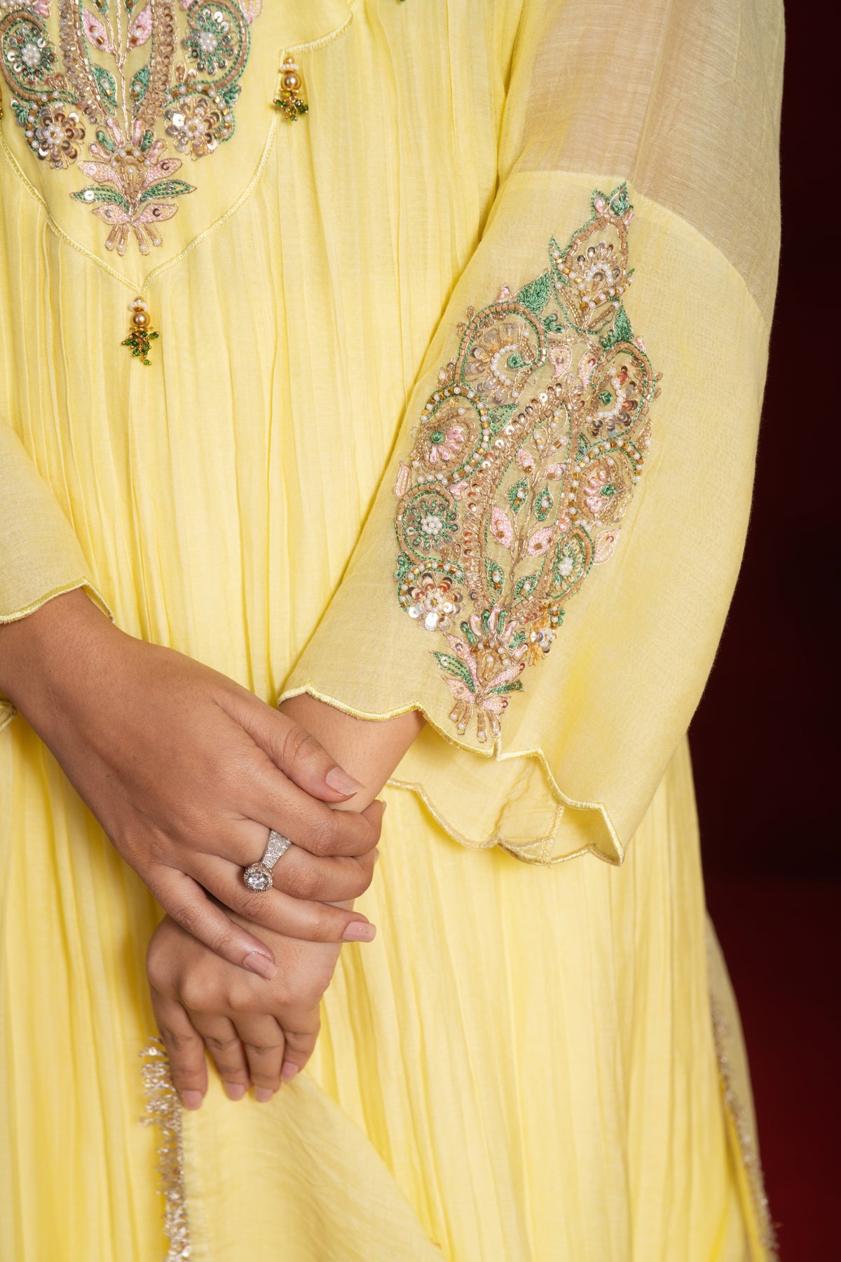 Yellow Marodi Kurta