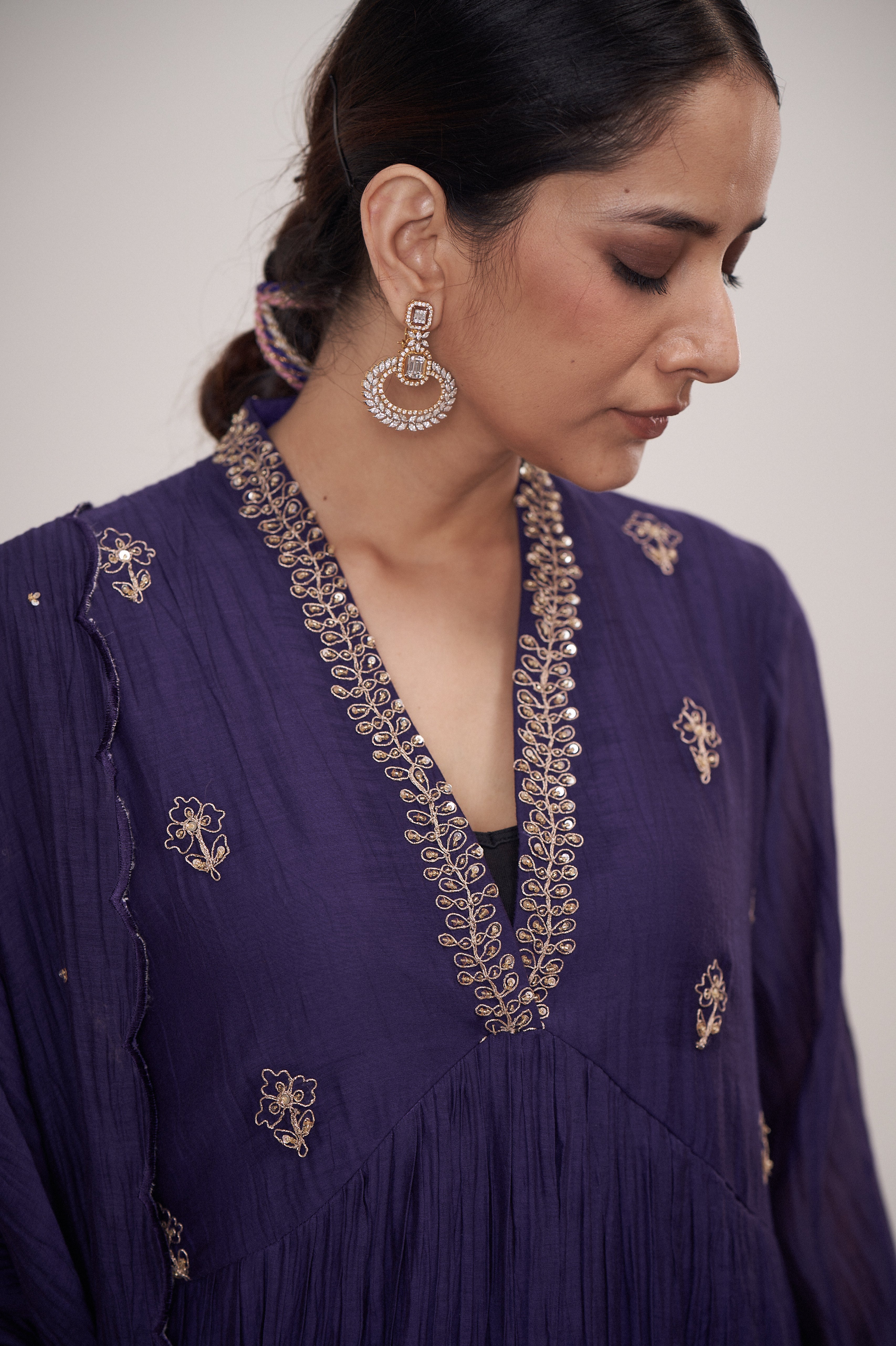 Mor Kurta Pant Set