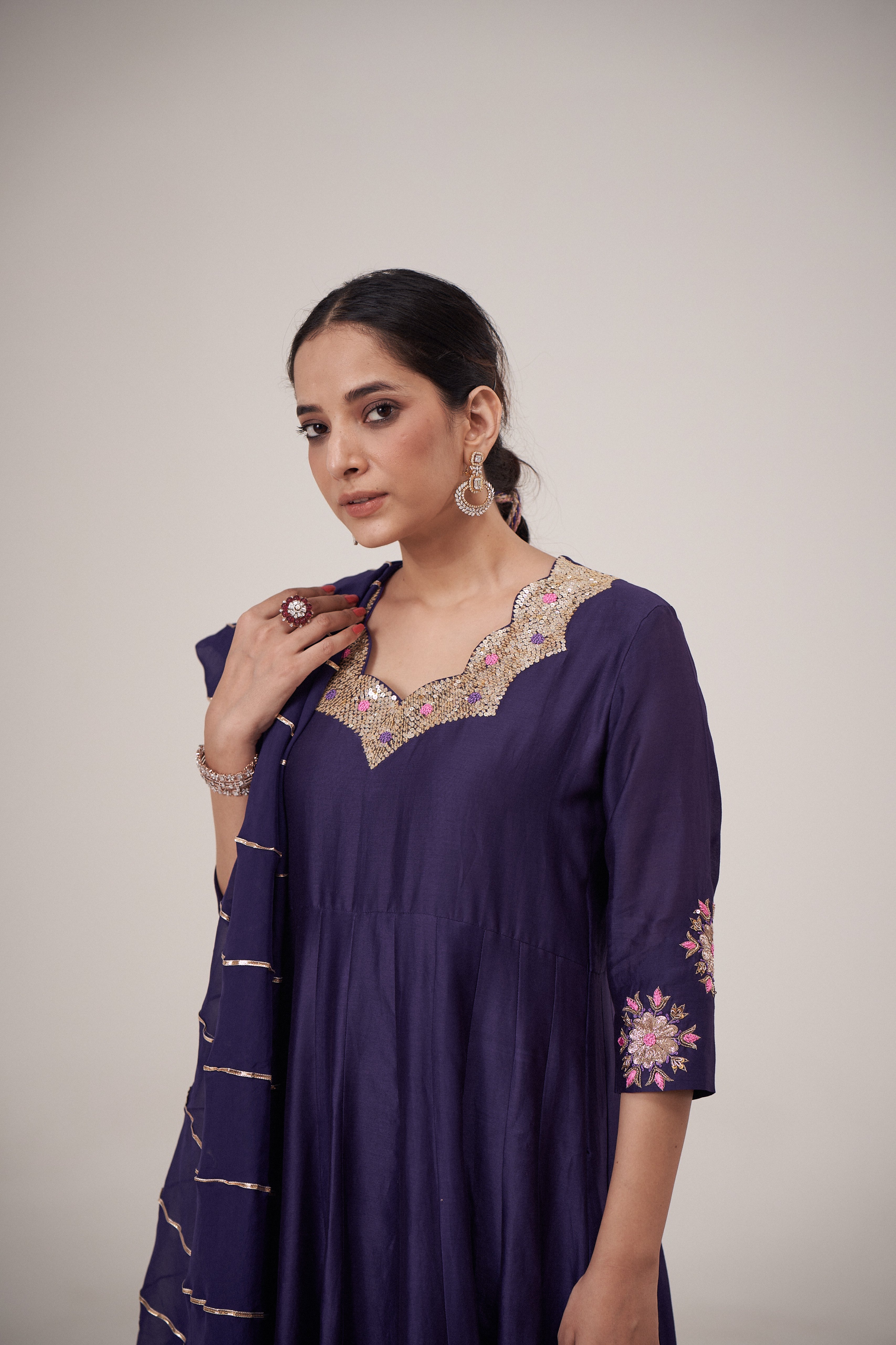 Pittaya Anarkali Set