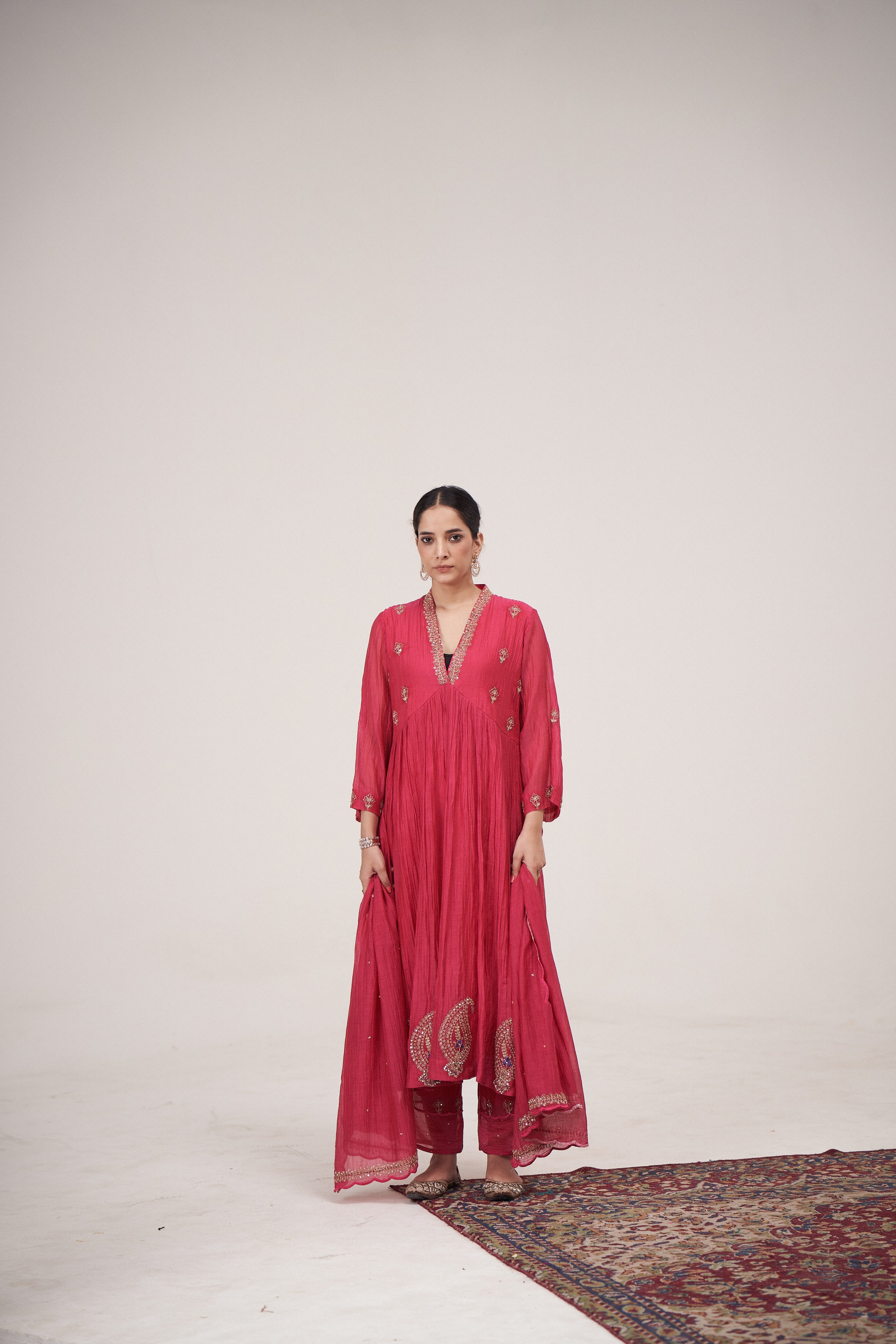 Mor Kurta Pant Set