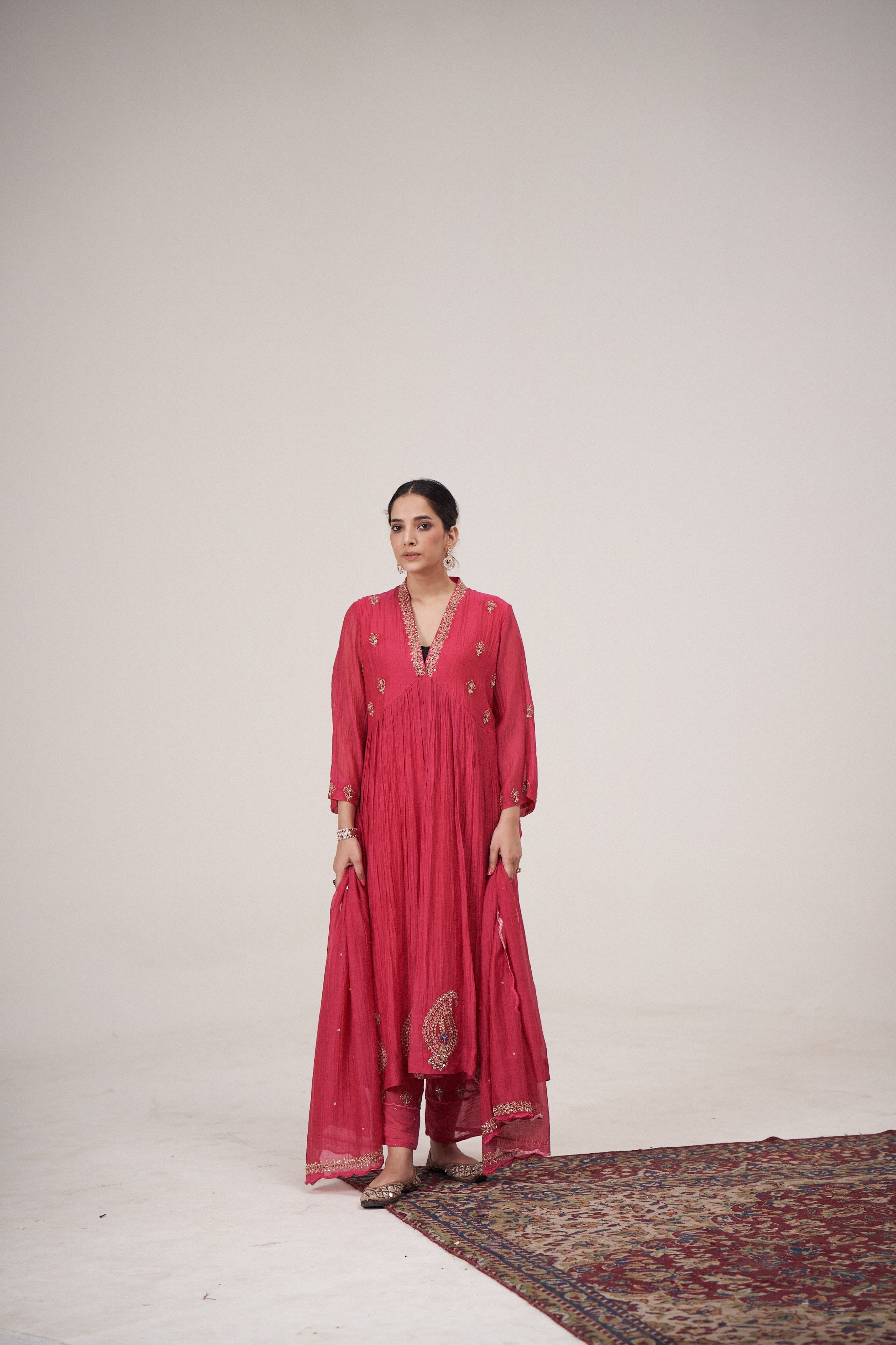 Mor Kurta Pant Set
