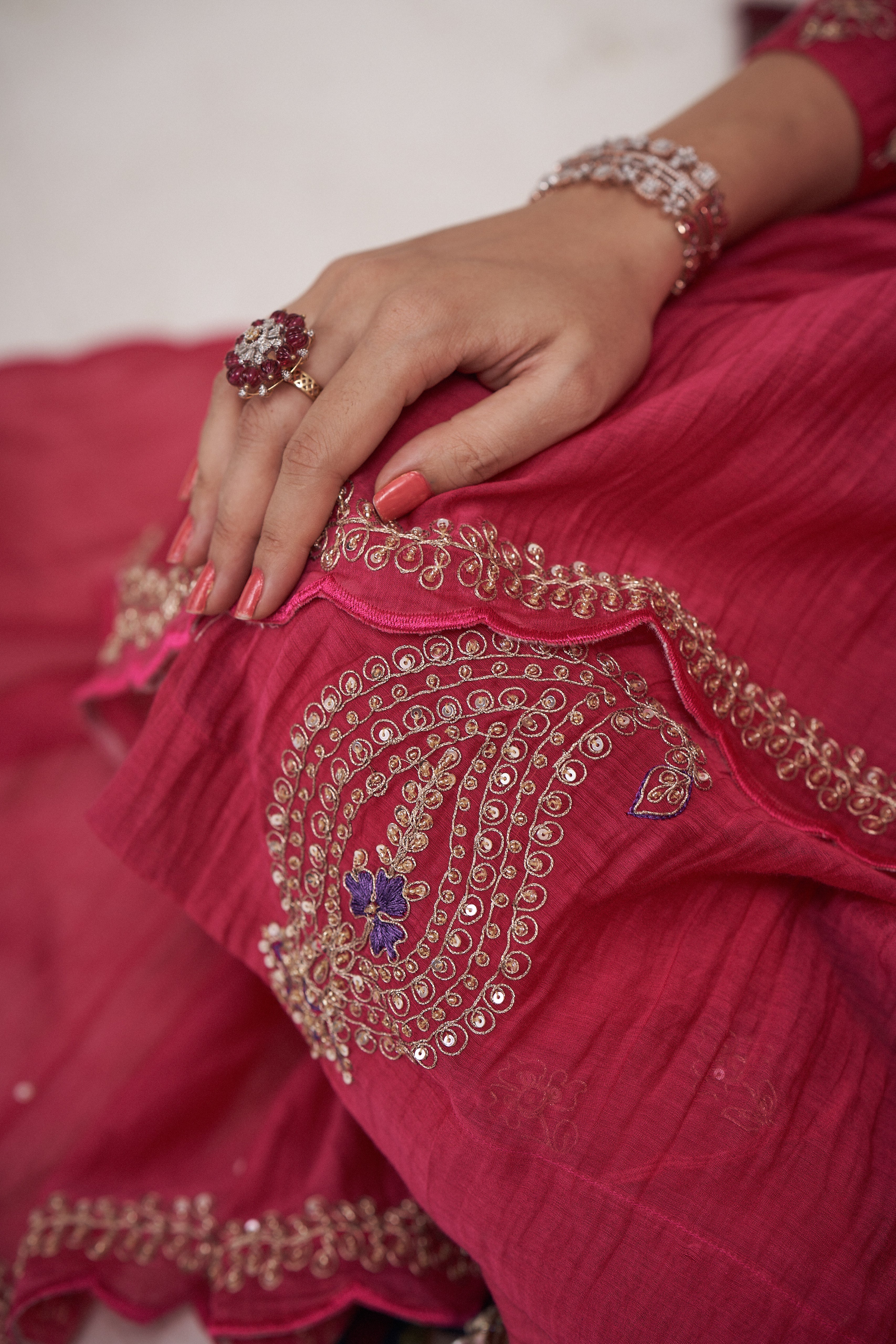 Mor Kurta Pant Set