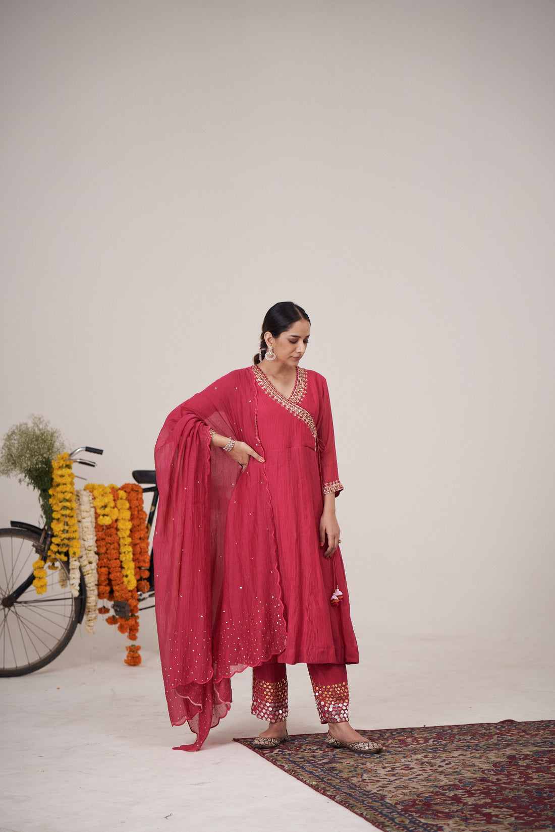 Sipi Anarkali Pants Set