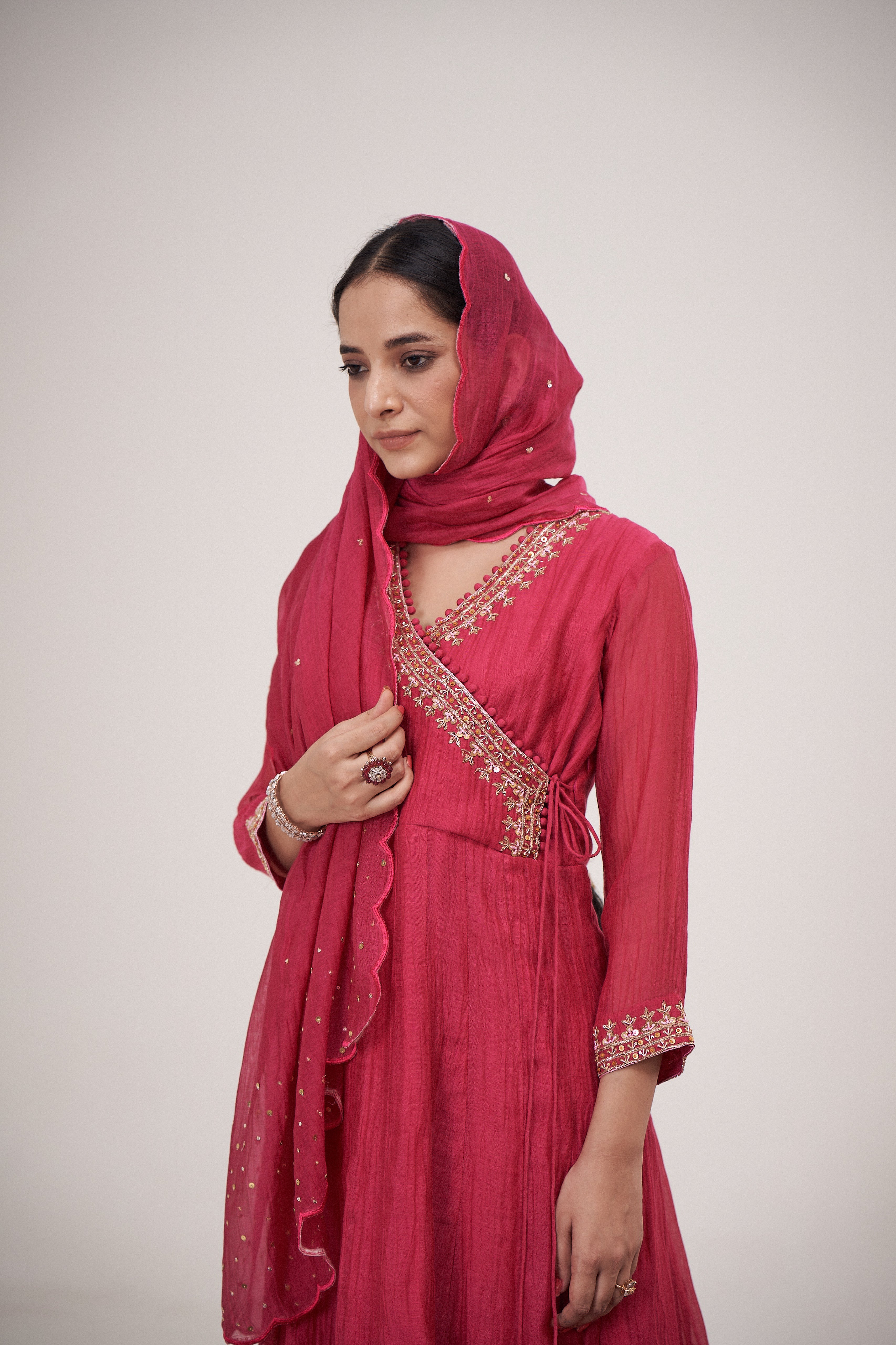 Sipi Anarkali Pants Set