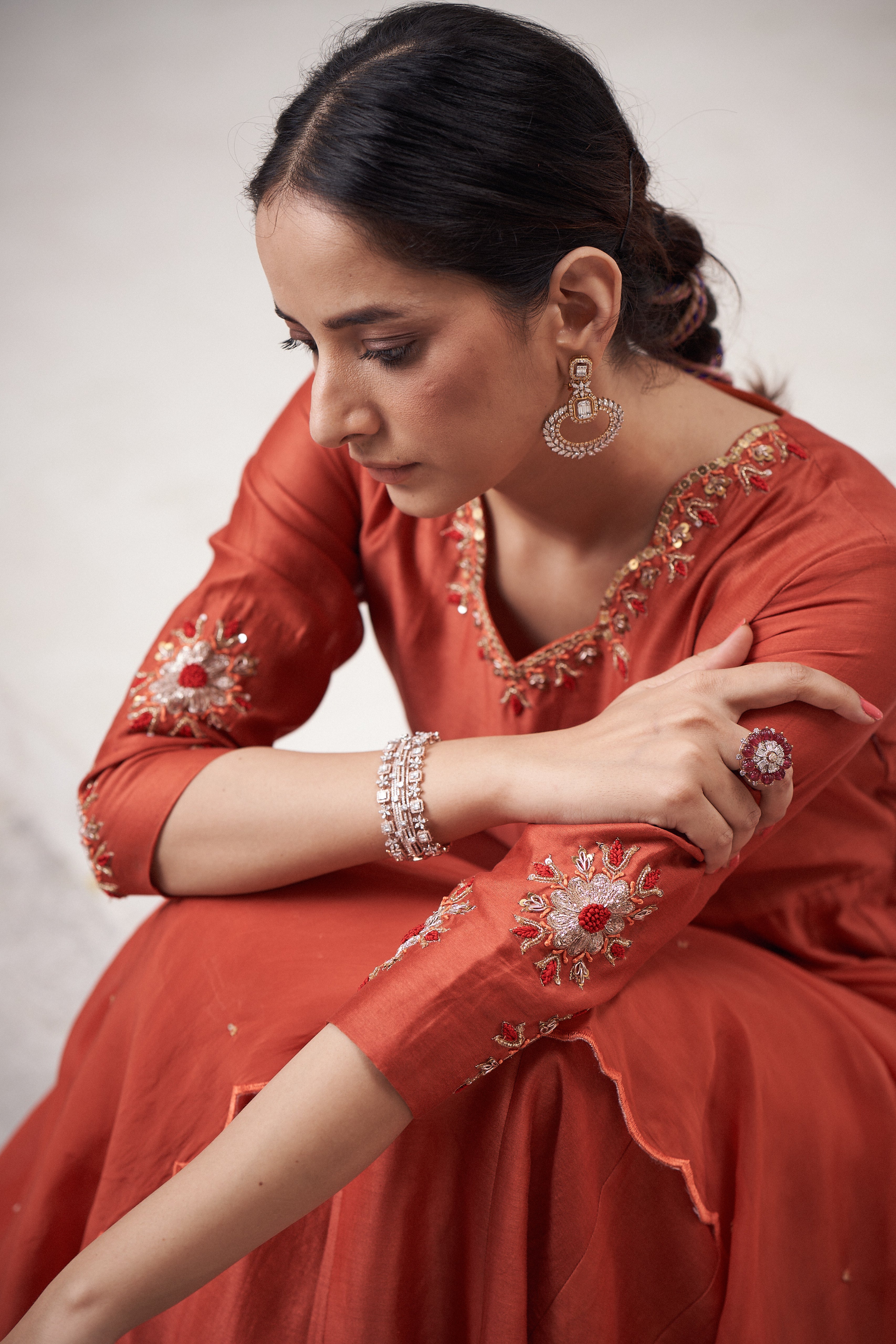 Pittaya Anarkali Set