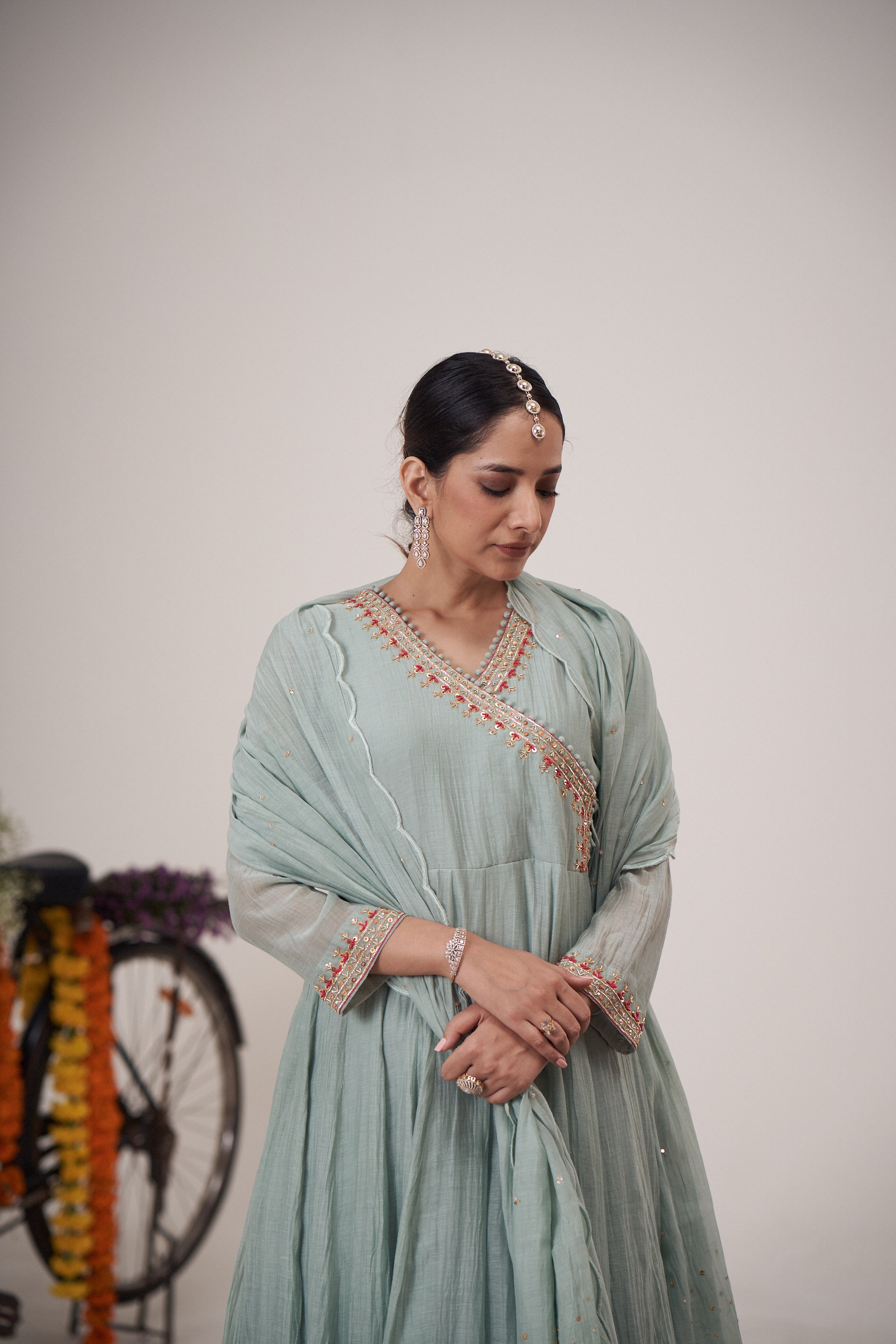 Sipi Anarkali Pants Set