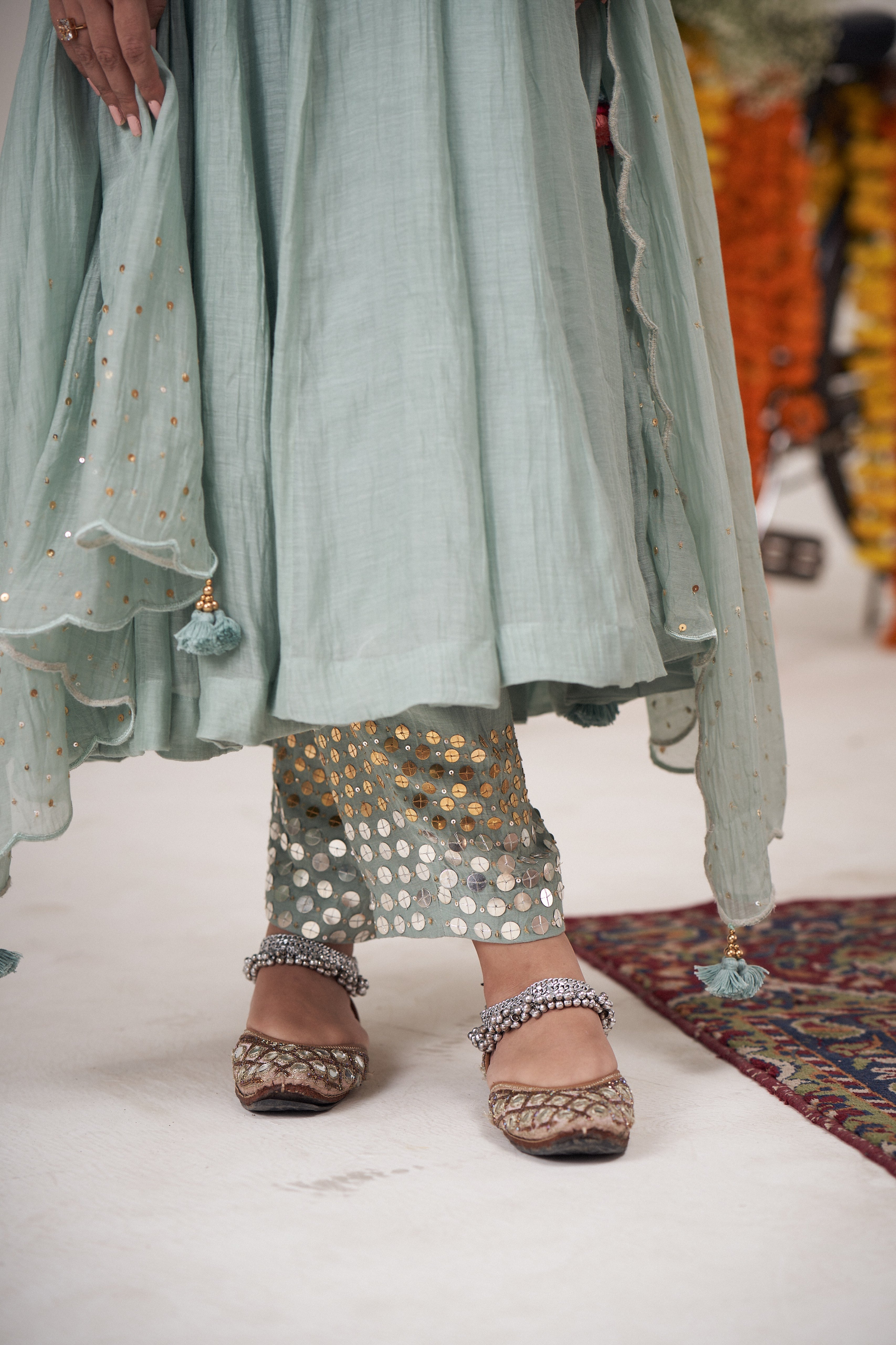 Sipi Anarkali Pants Set