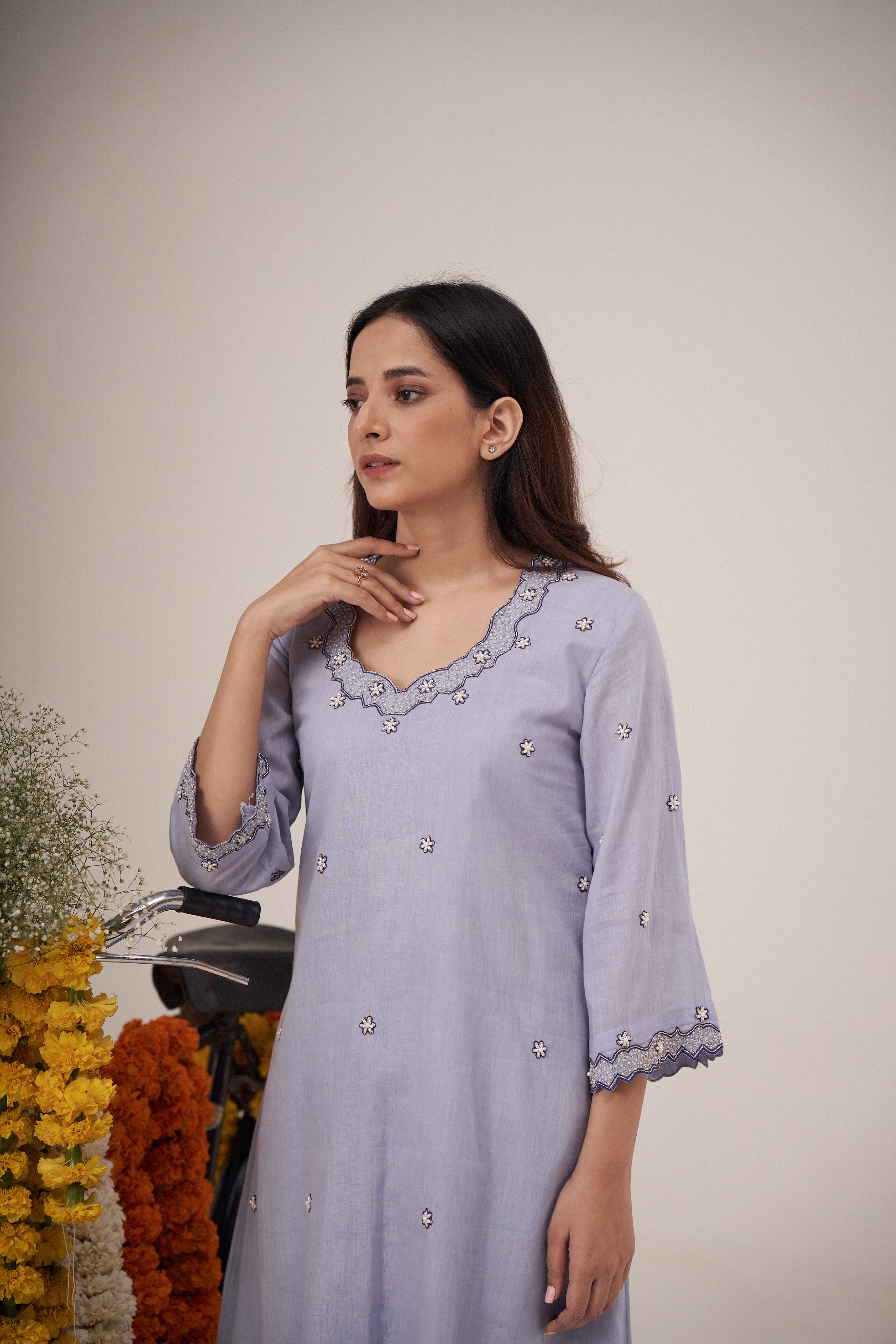 Baadal moti Kurta Set