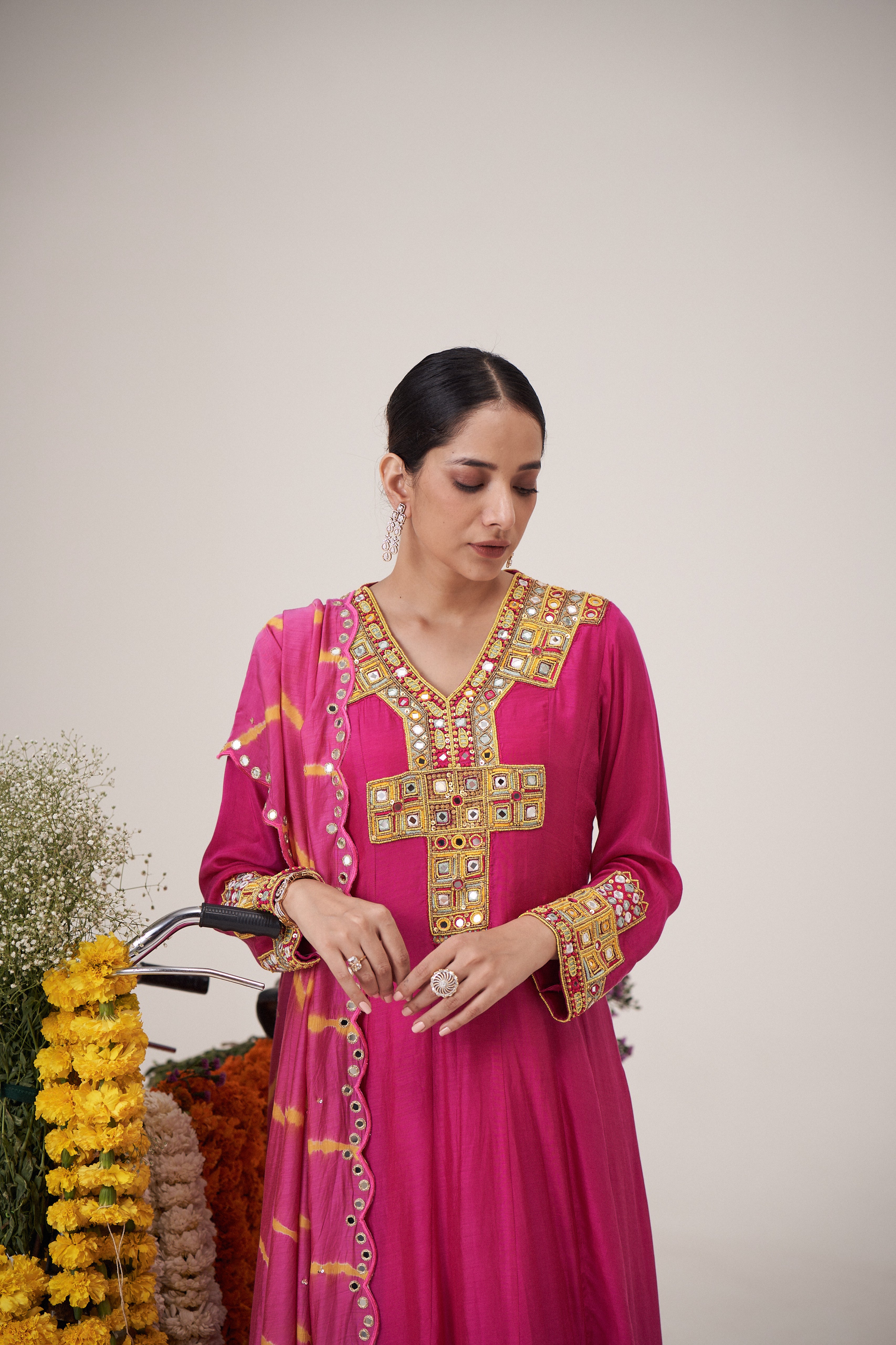 Sheesha Anarkali Set