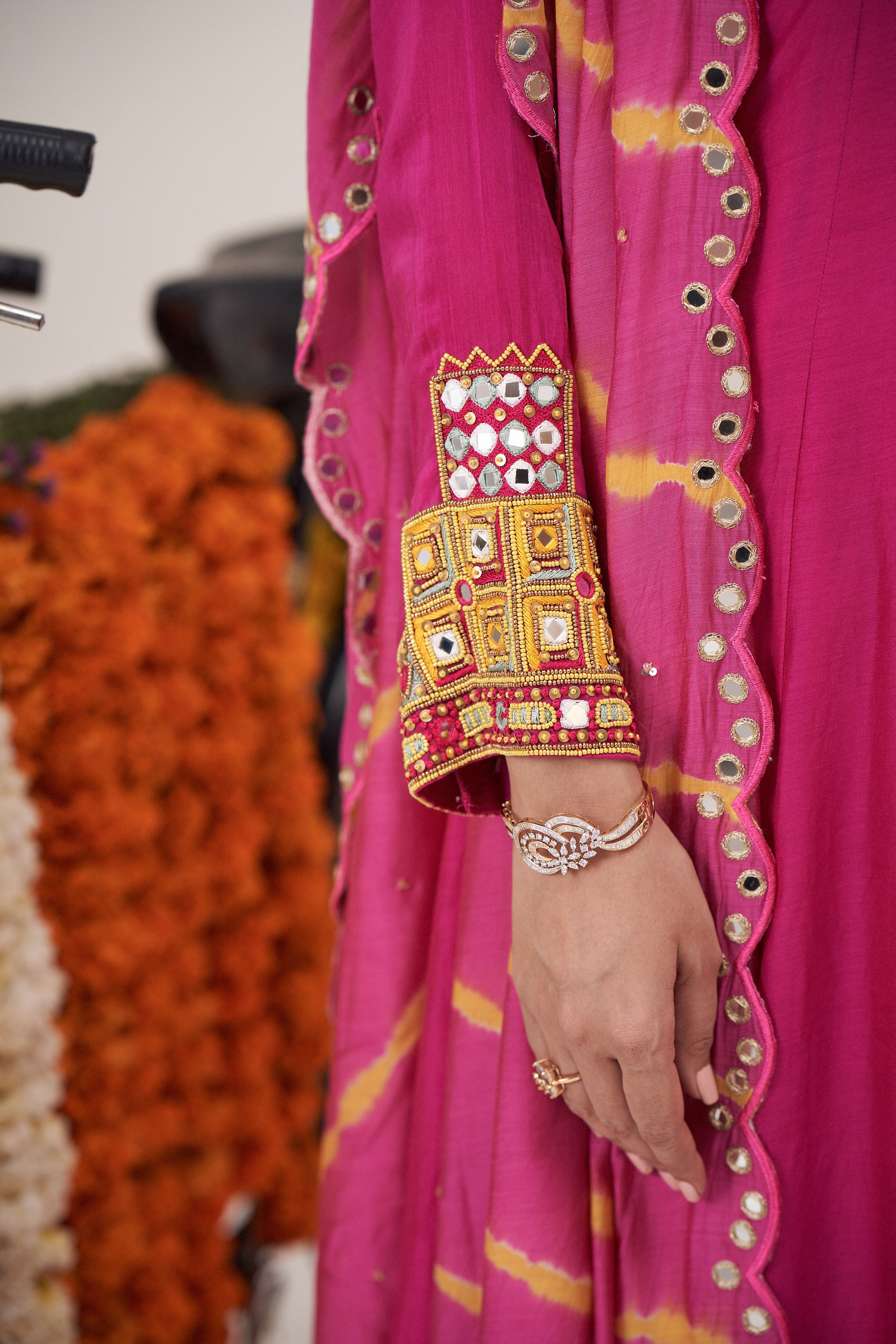 Sheesha Anarkali Set