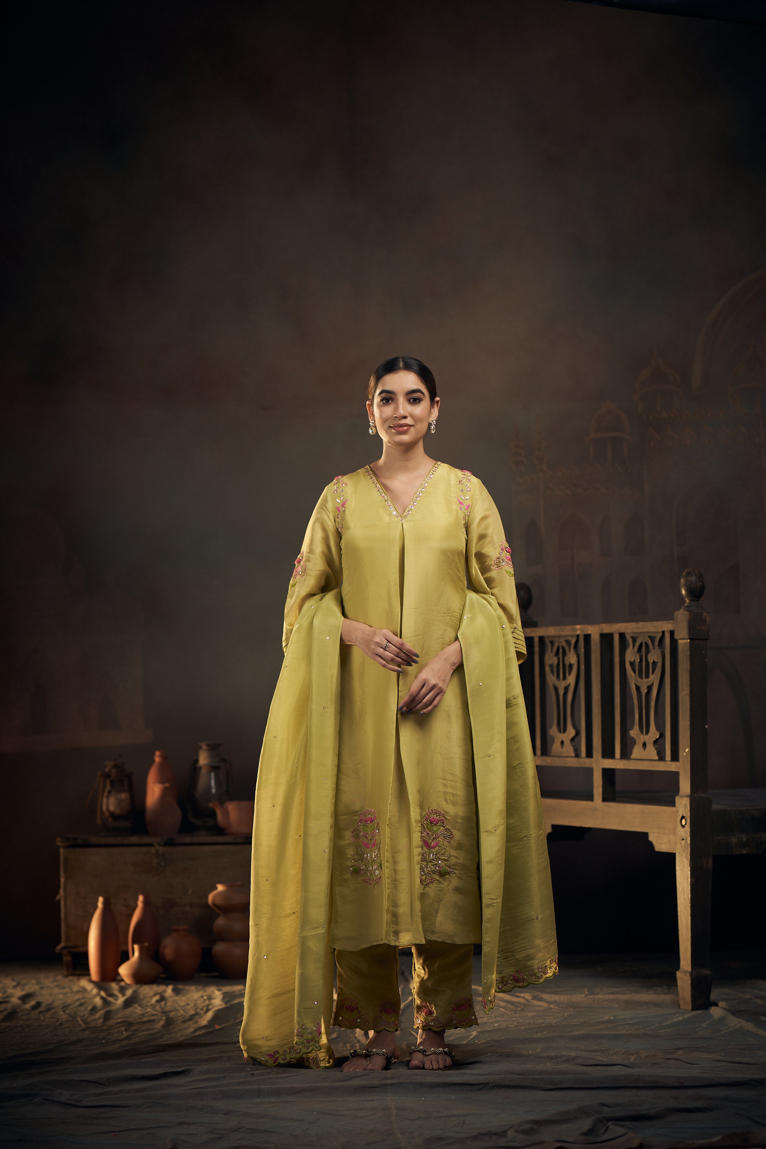 Baag Pleat Kurta Set