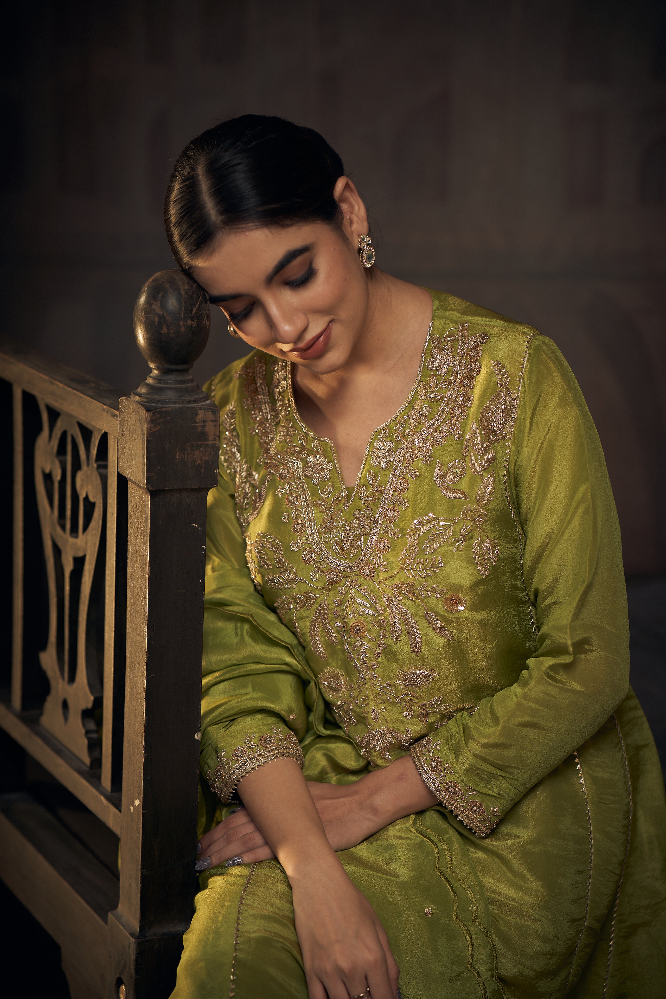 Tissue Kurta set