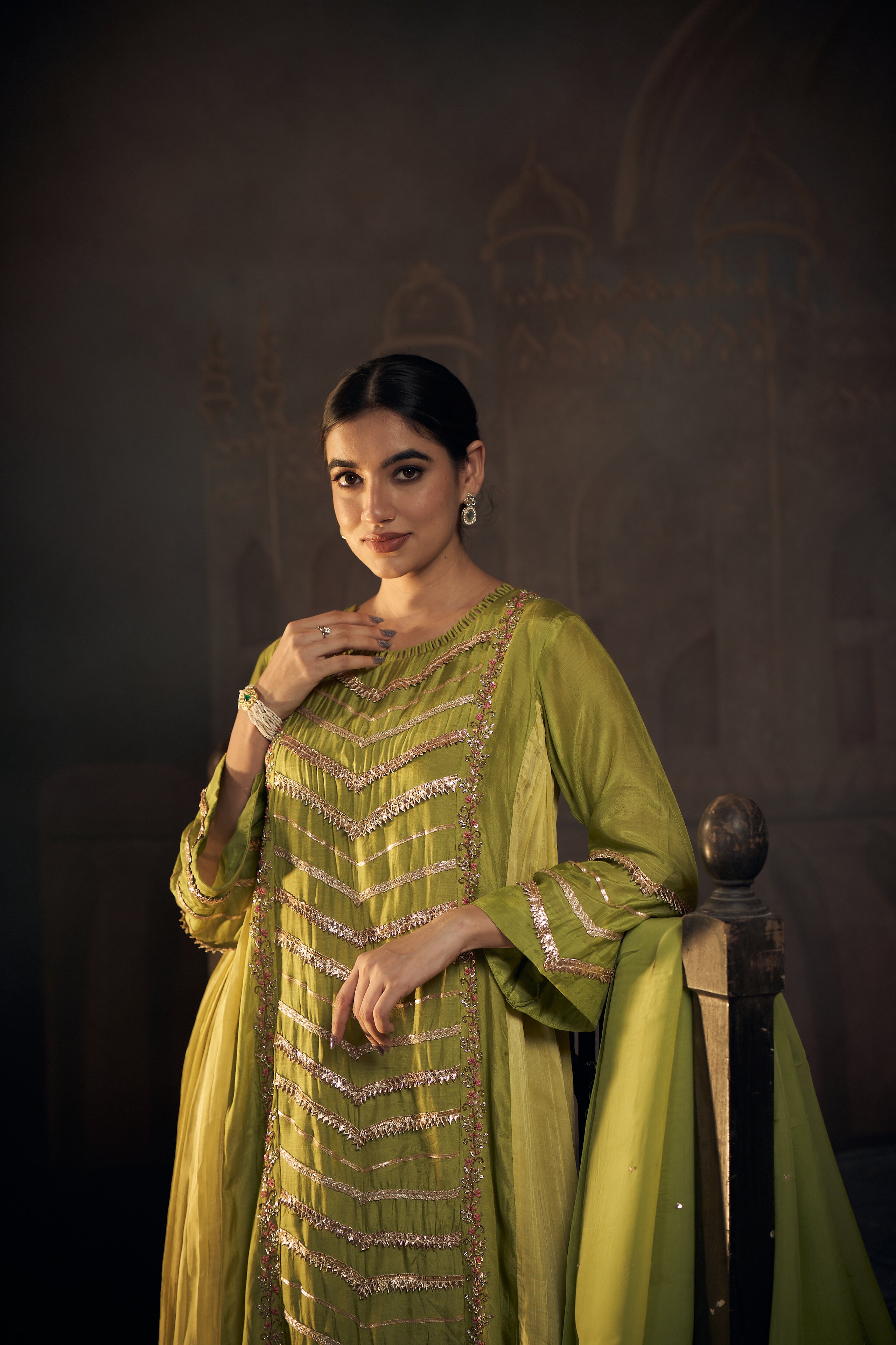 Gota Dhoti Set