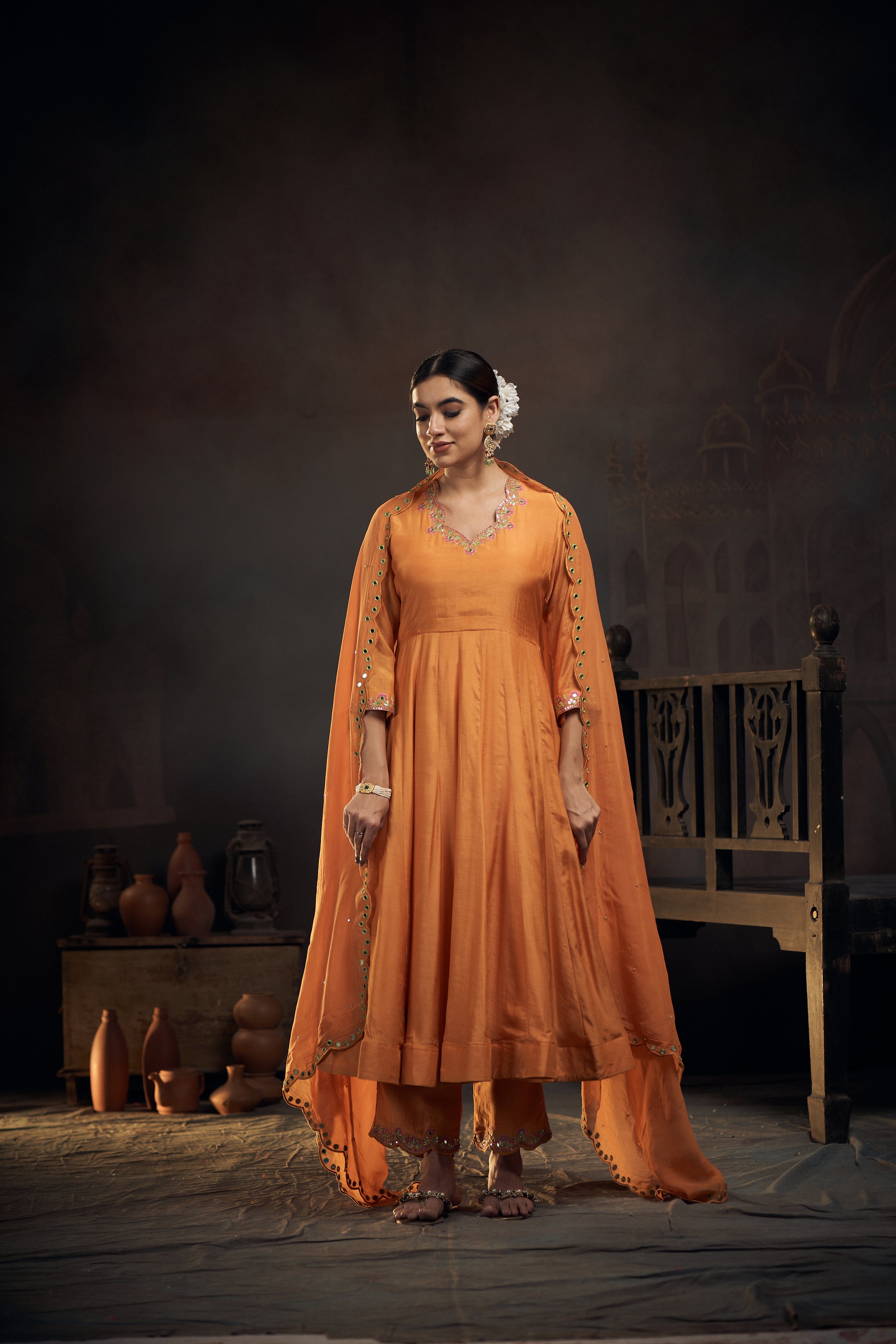 Genda Mirror Anarkali
