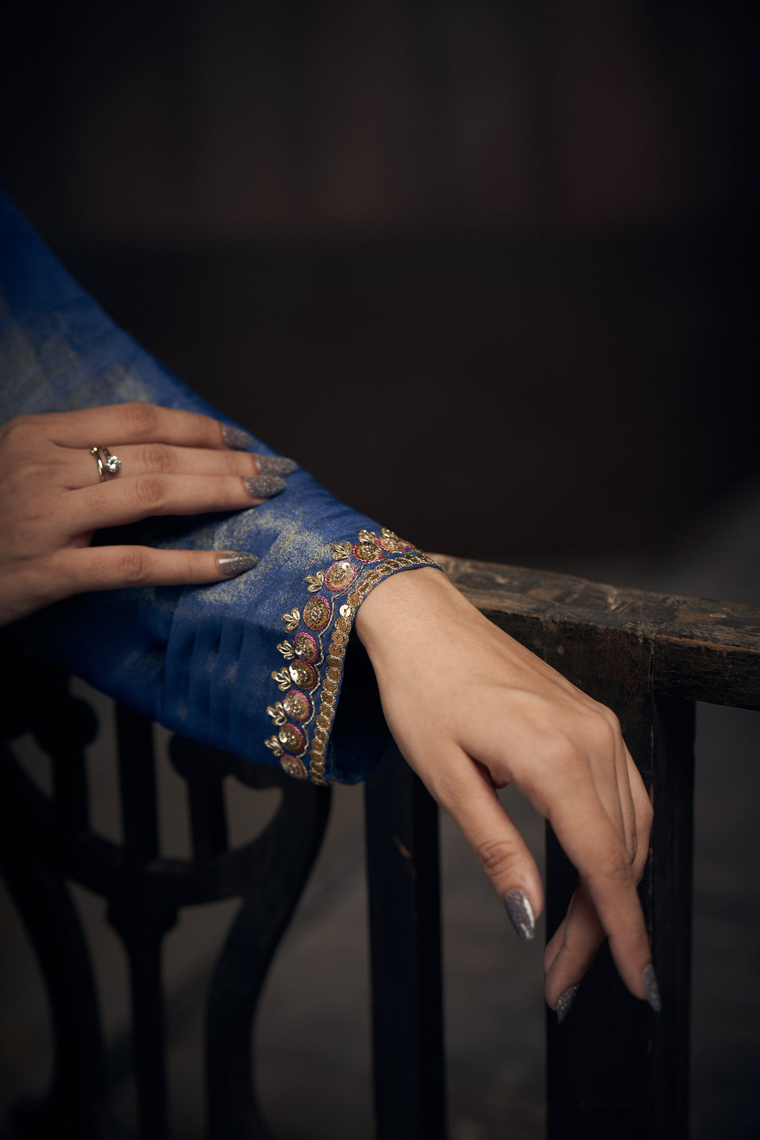 Nawabi Tisuue Kurta Set