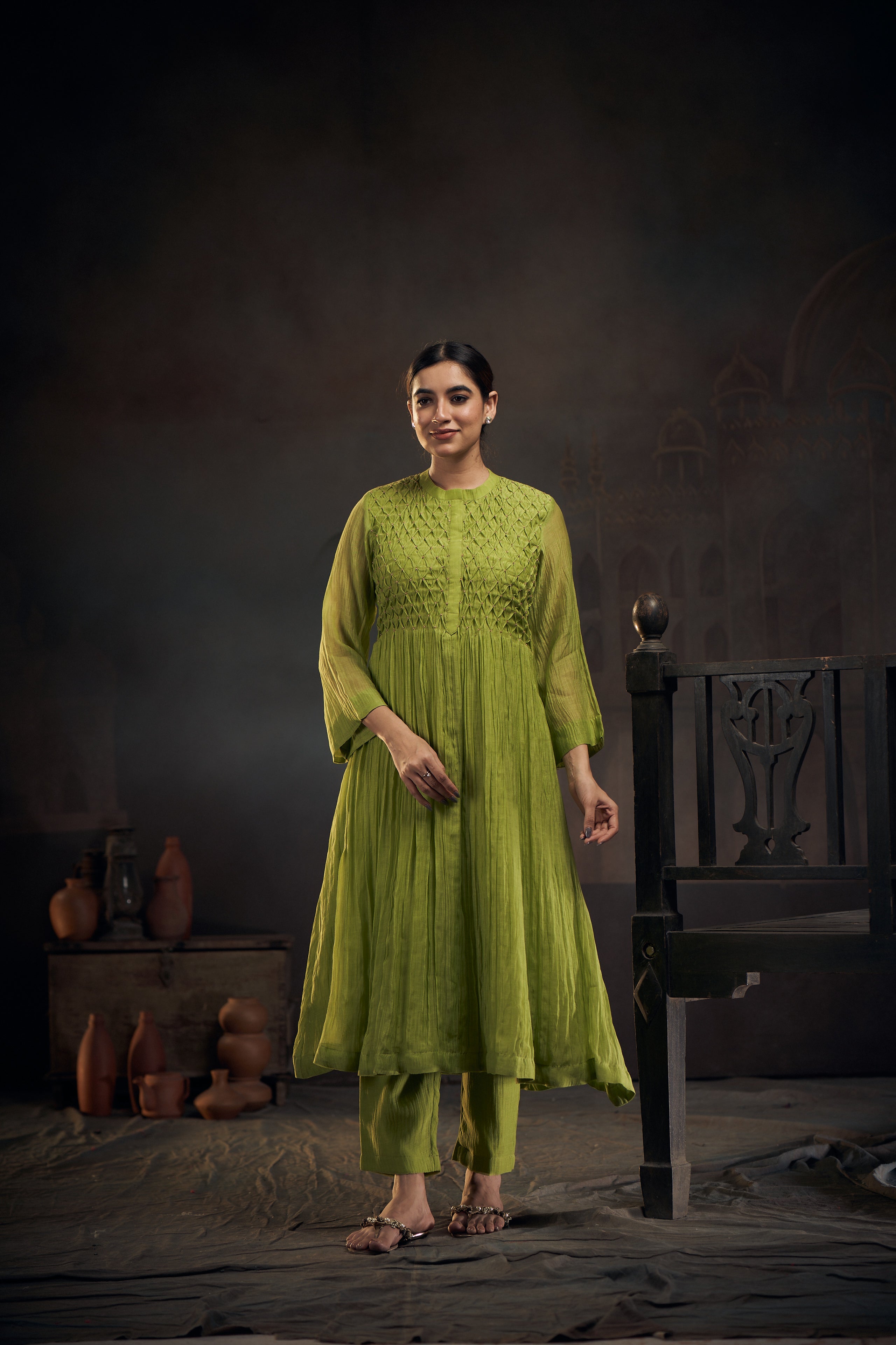 Smocking Kurta set