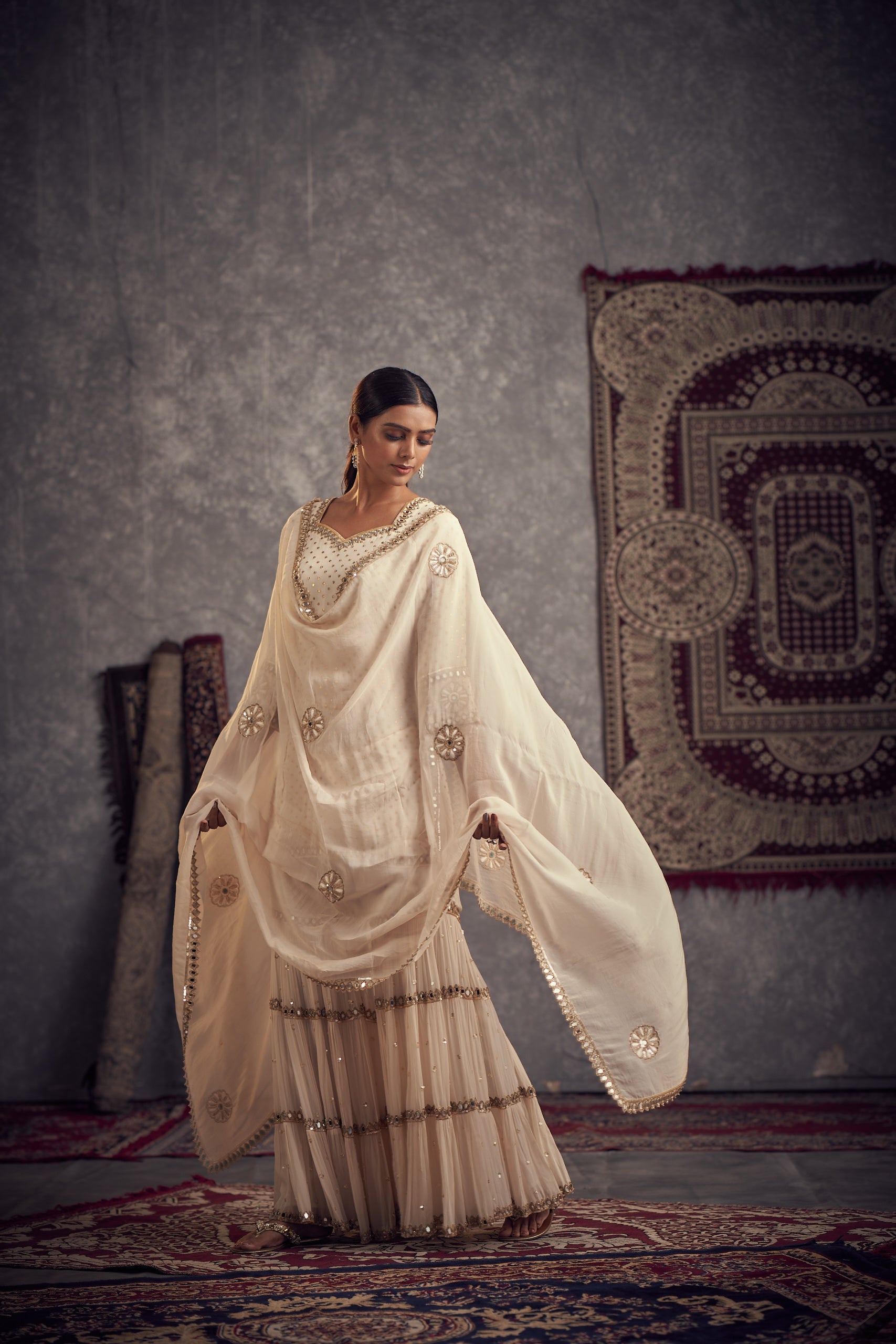 Kaanch Sharara Set