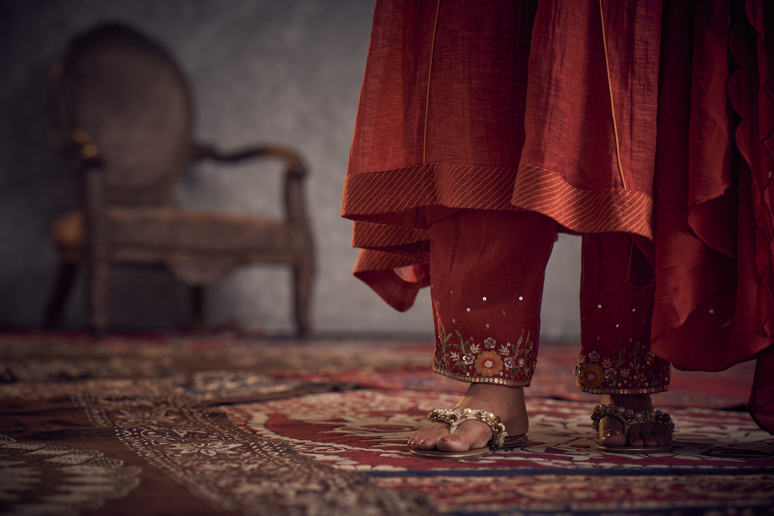 Meetho phool anarkali set