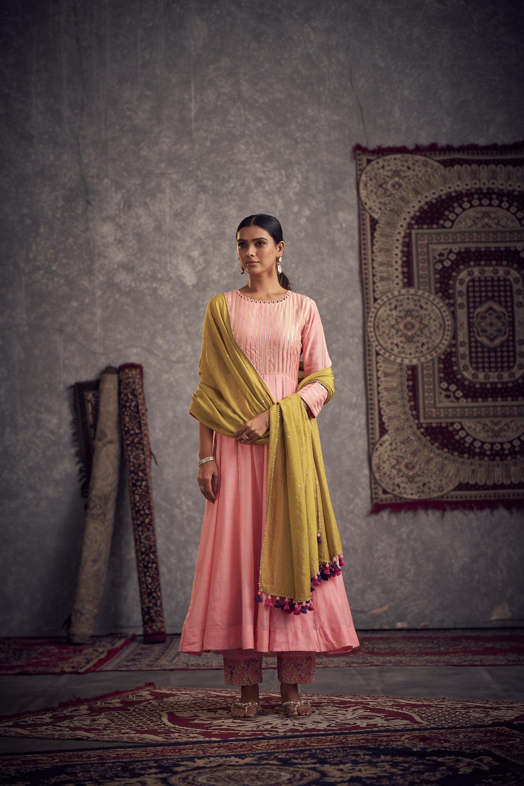 Ghosla Anarkali set