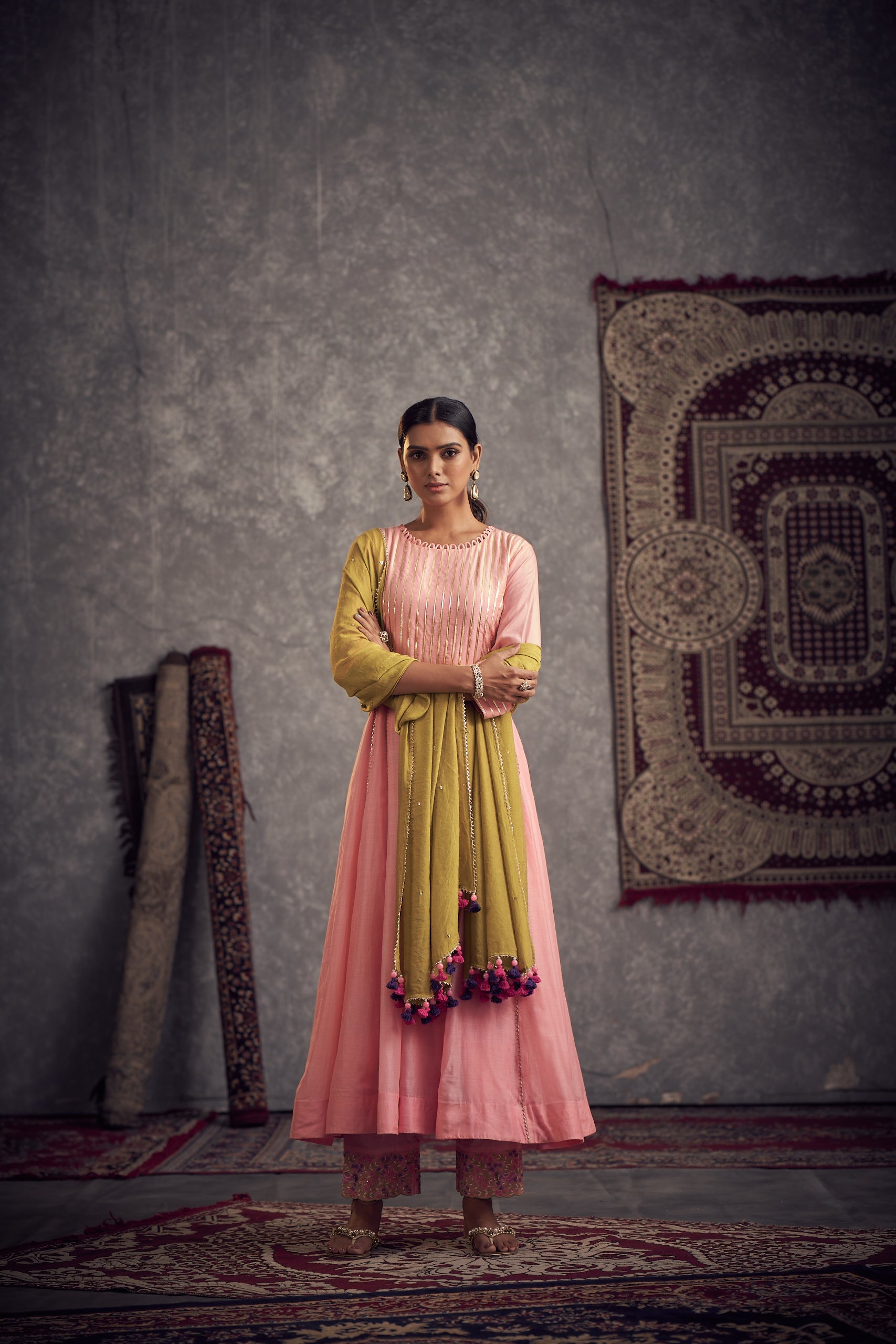 Ghosla Anarkali set