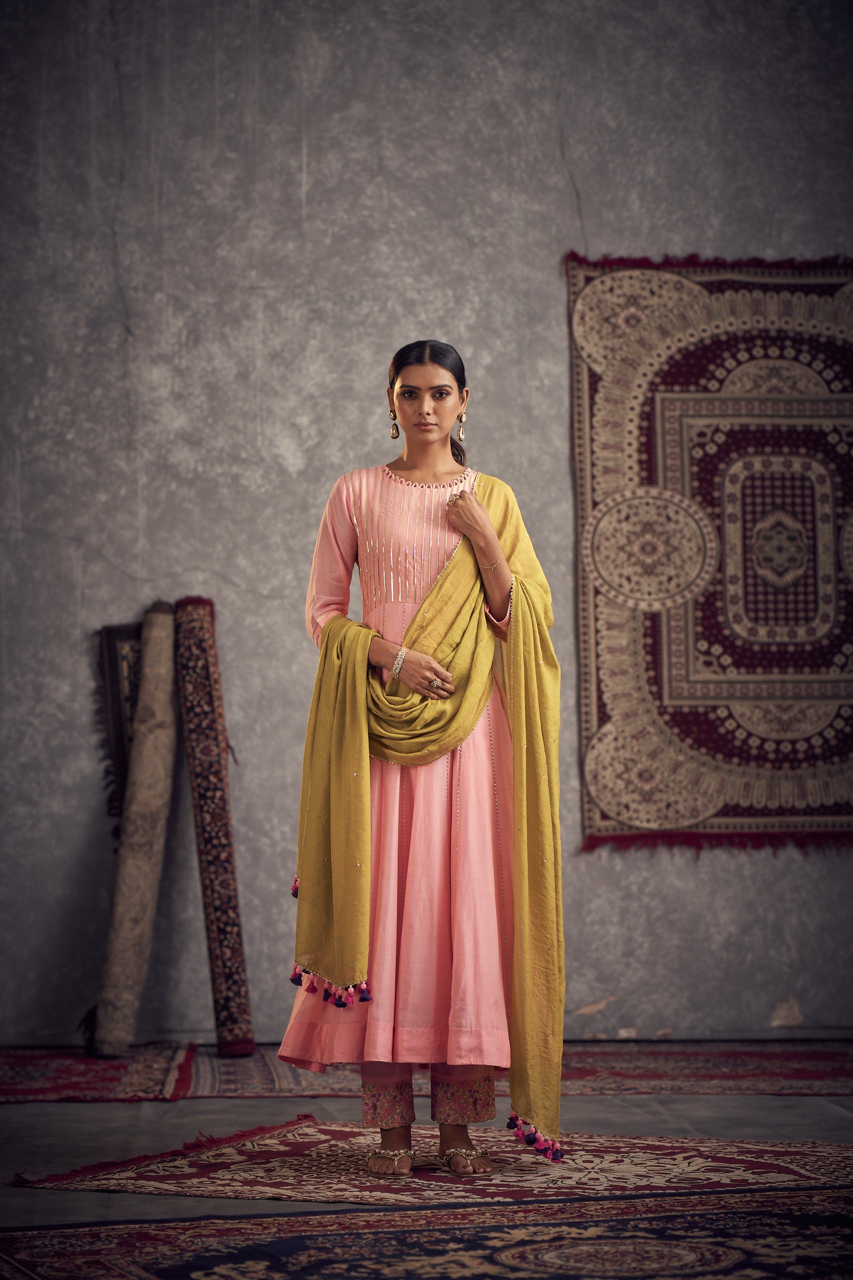 Ghosla Anarkali set
