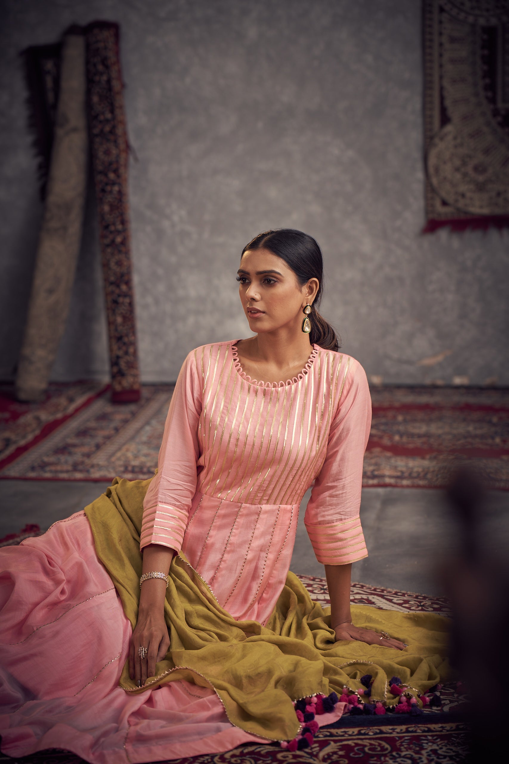 Ghosla Anarkali set