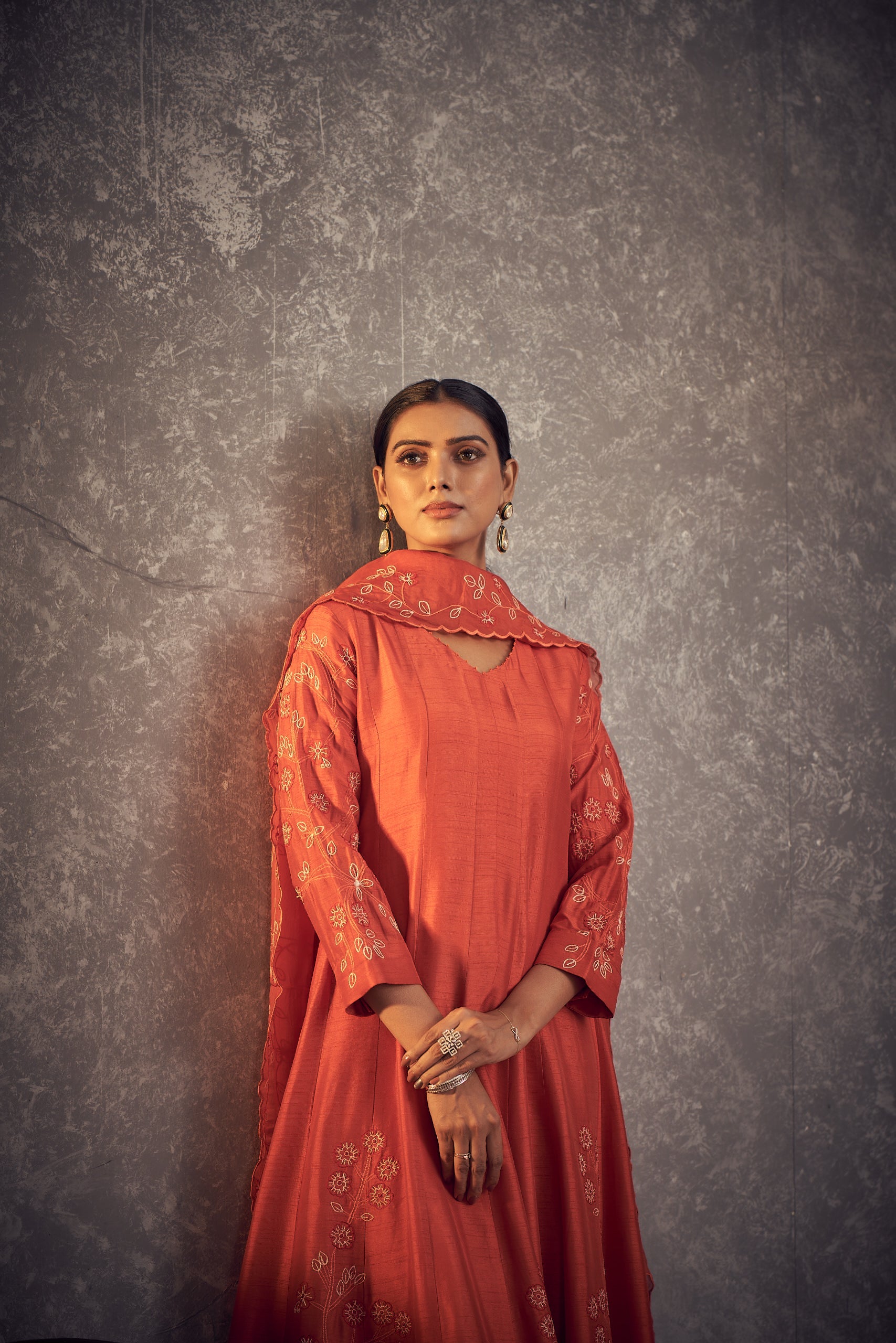 Kallidar anarkali set