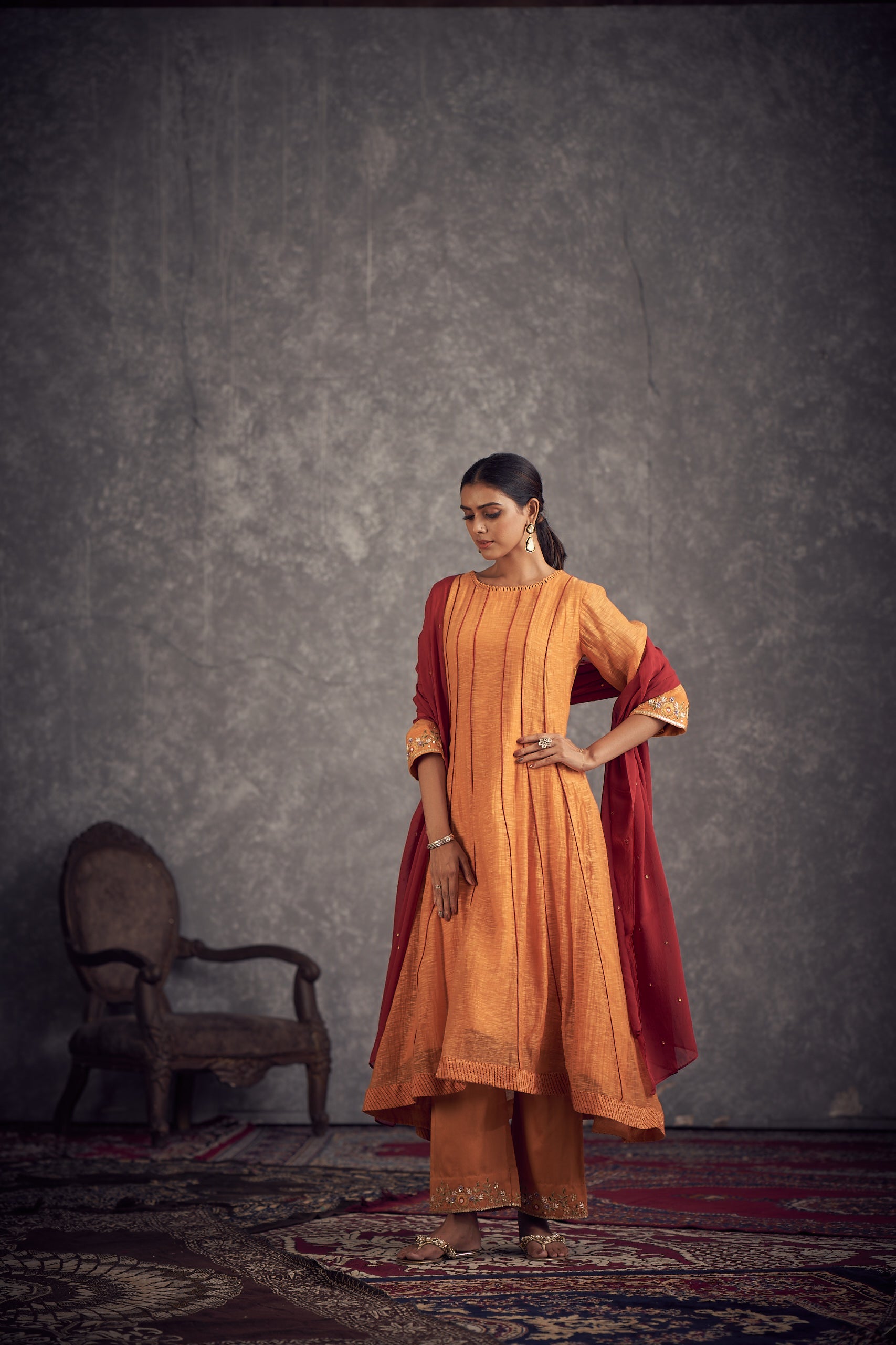 Meetho phool anarkali set