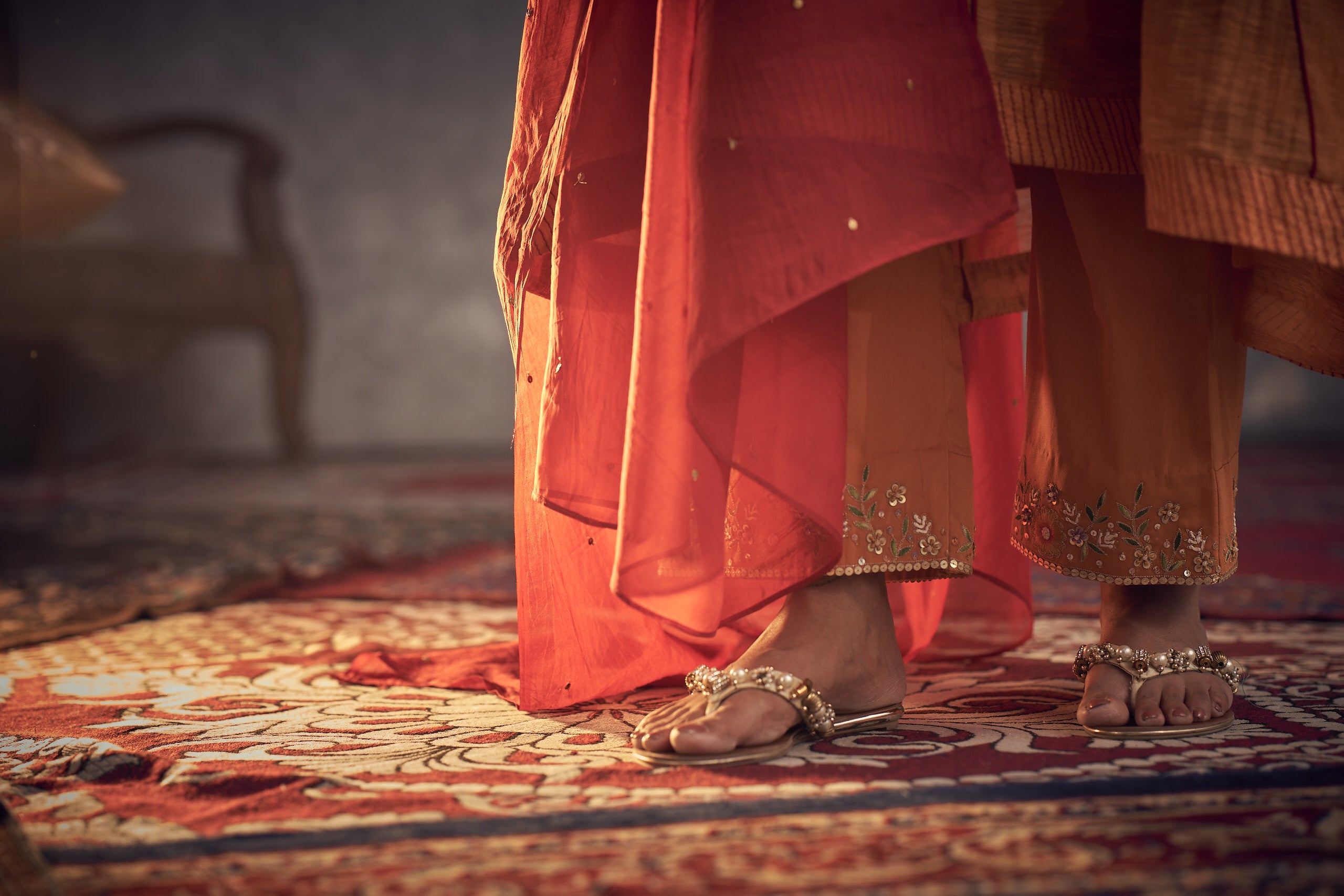 Meetho phool anarkali set