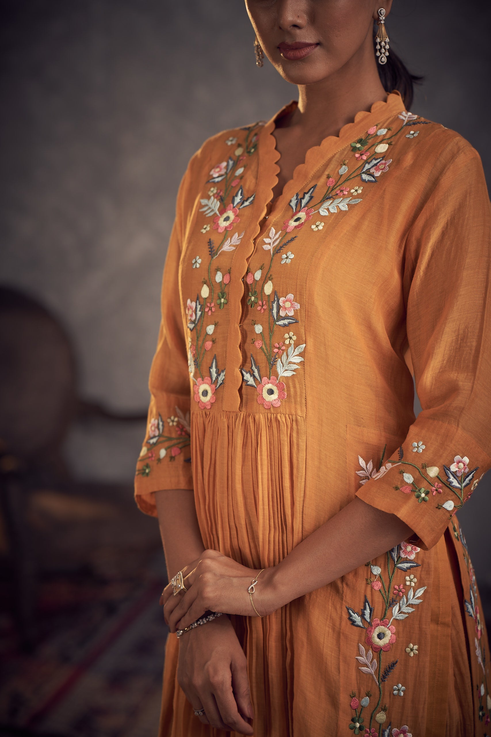Phulari kurta set