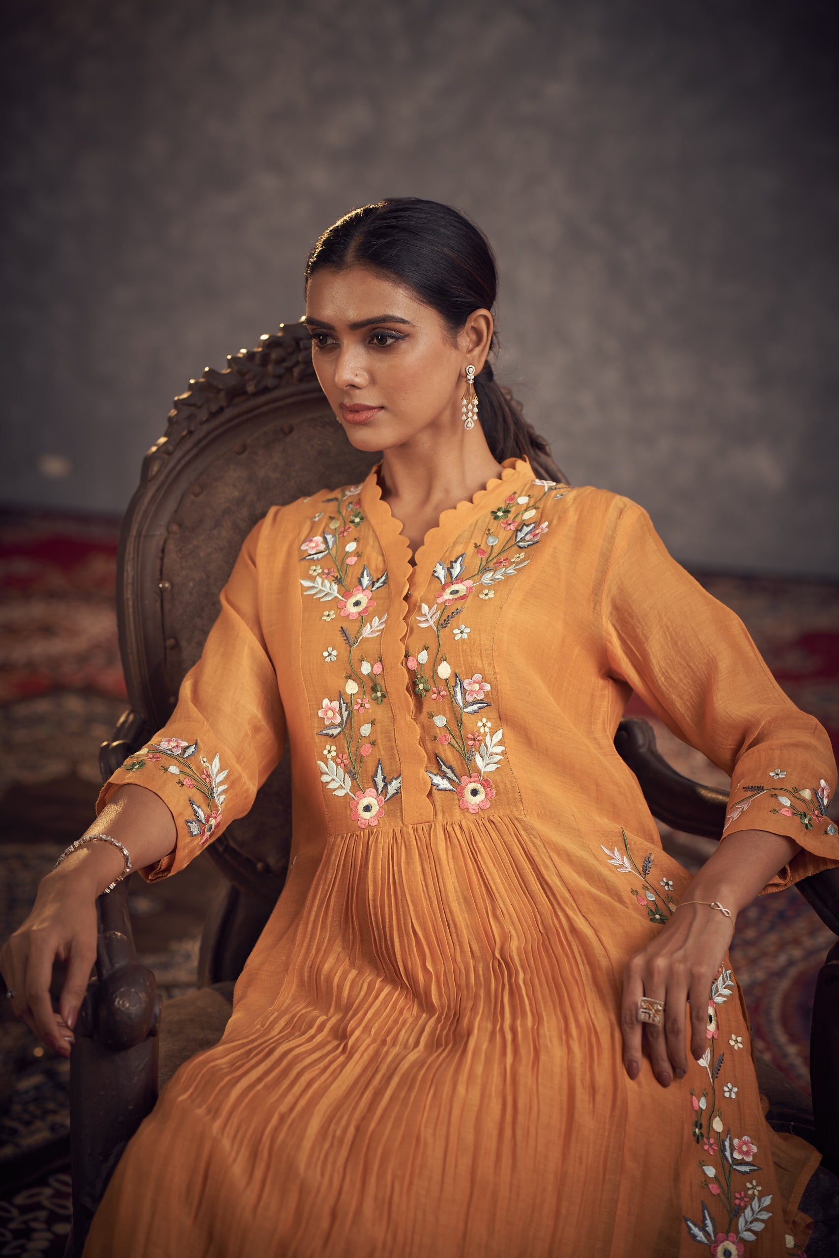Phulari kurta set