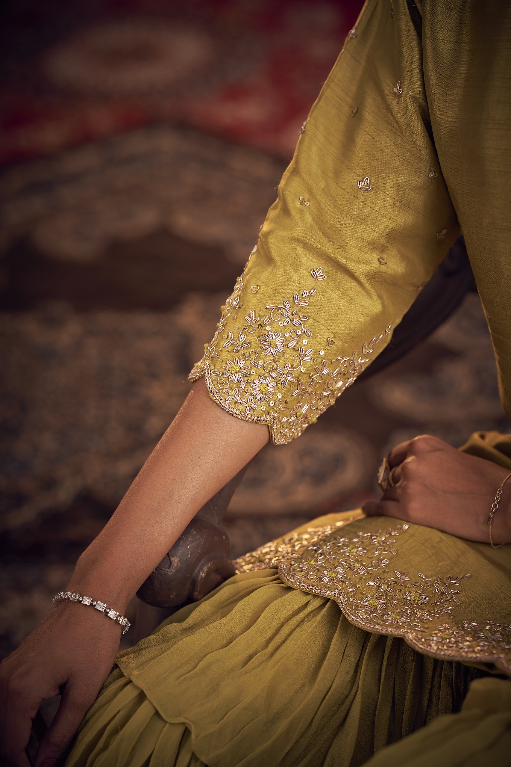 Rangila Kurta Layers Sharara Set