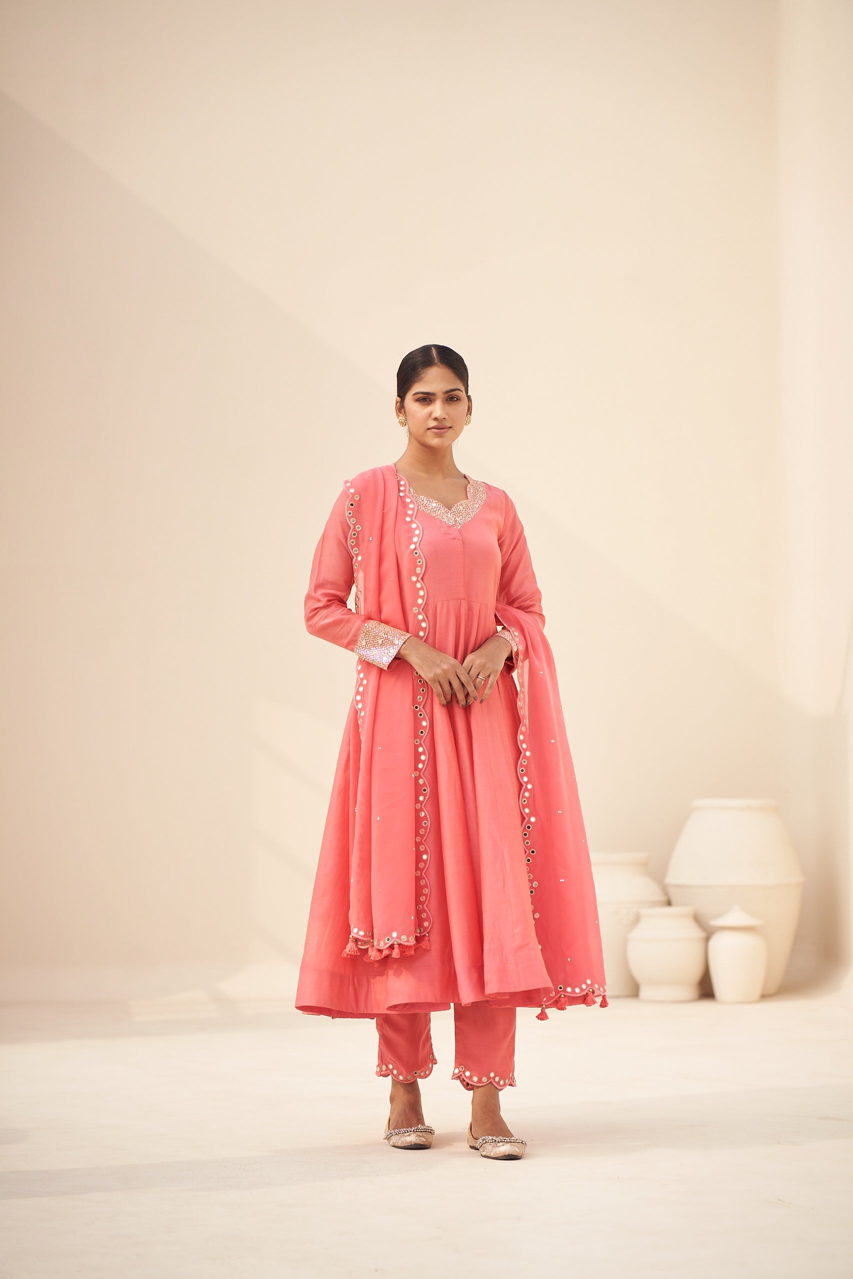 Parchayi Anarkali set