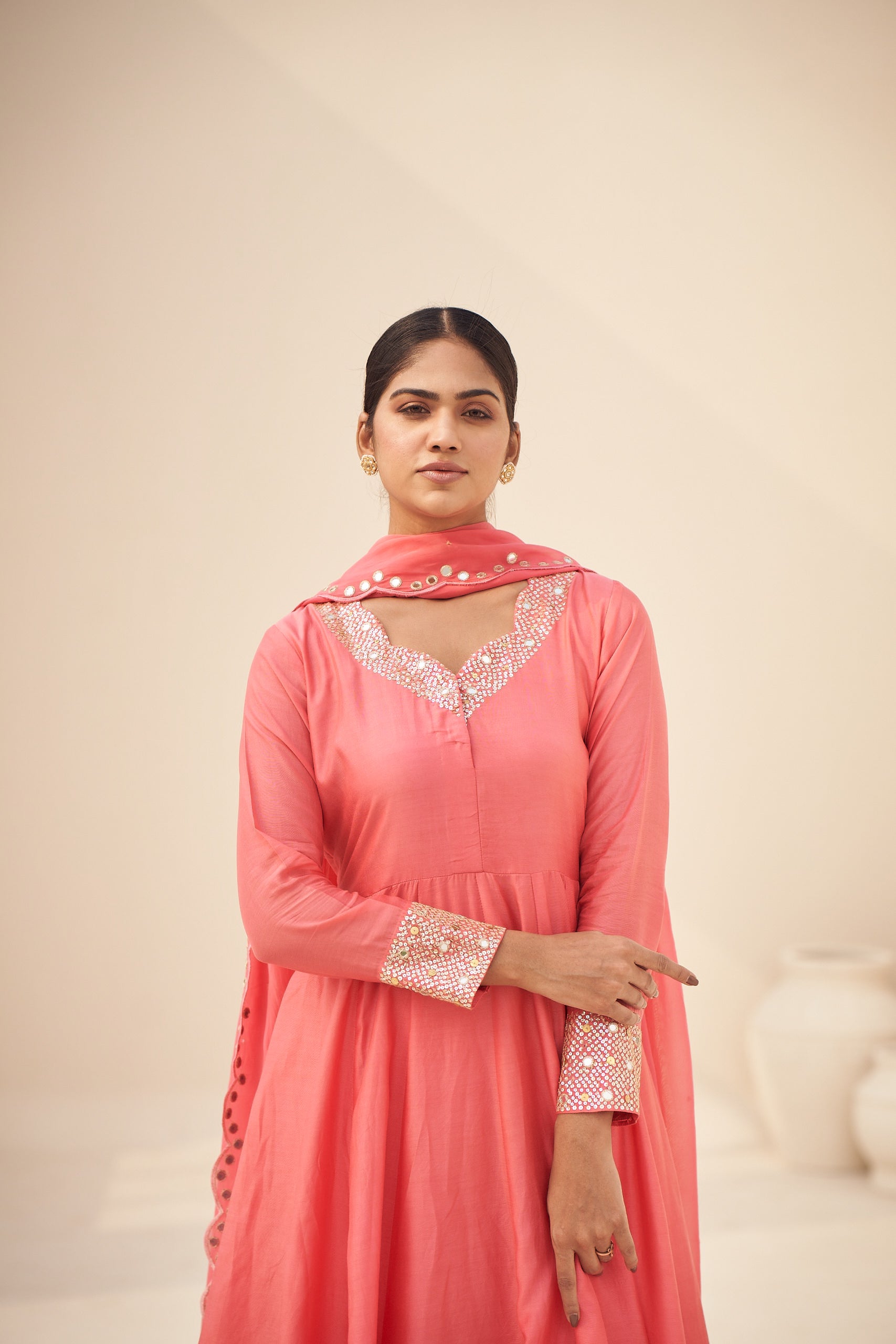 Parchayi Anarkali set