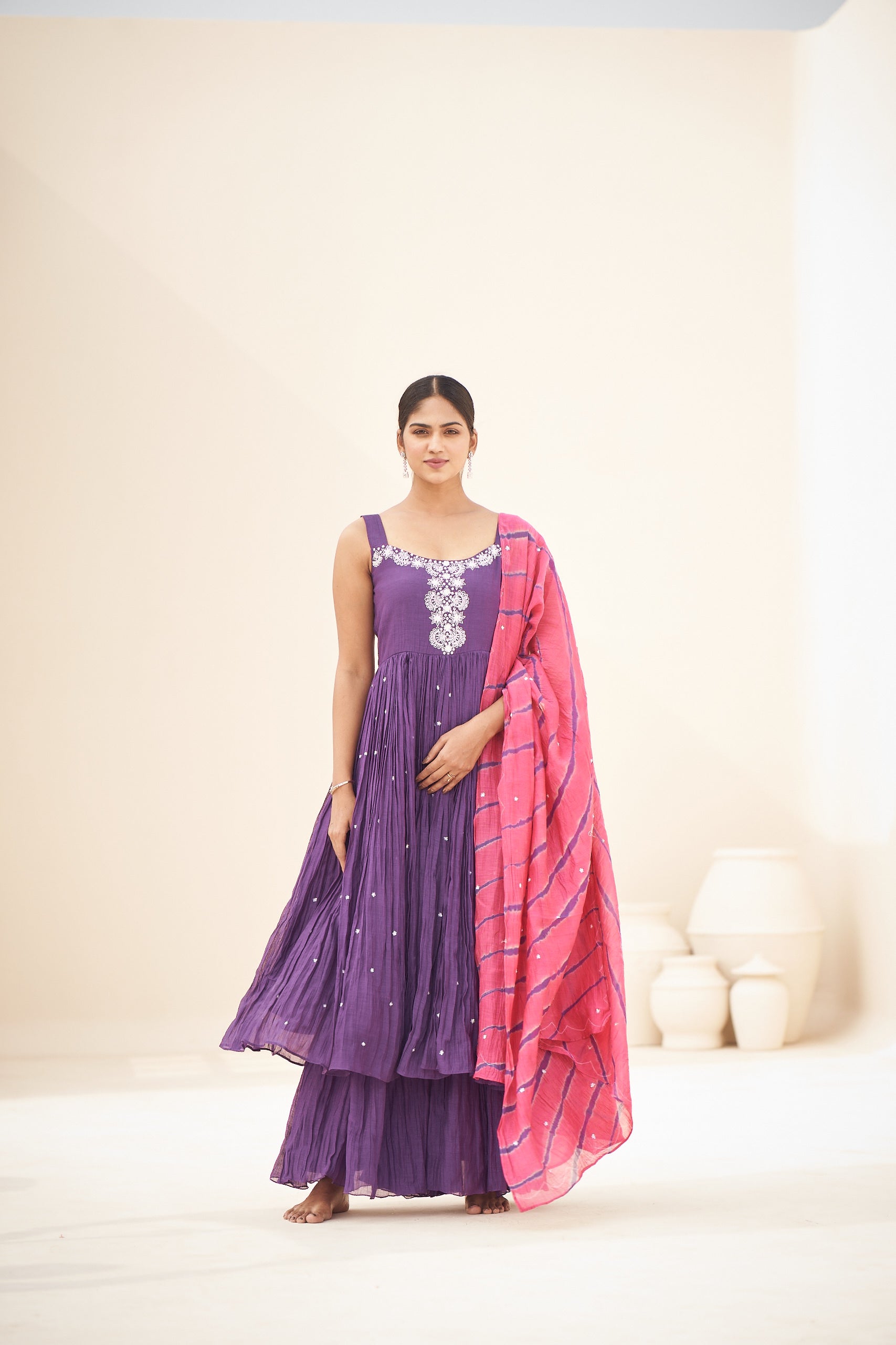 Jama Kurta sharara set