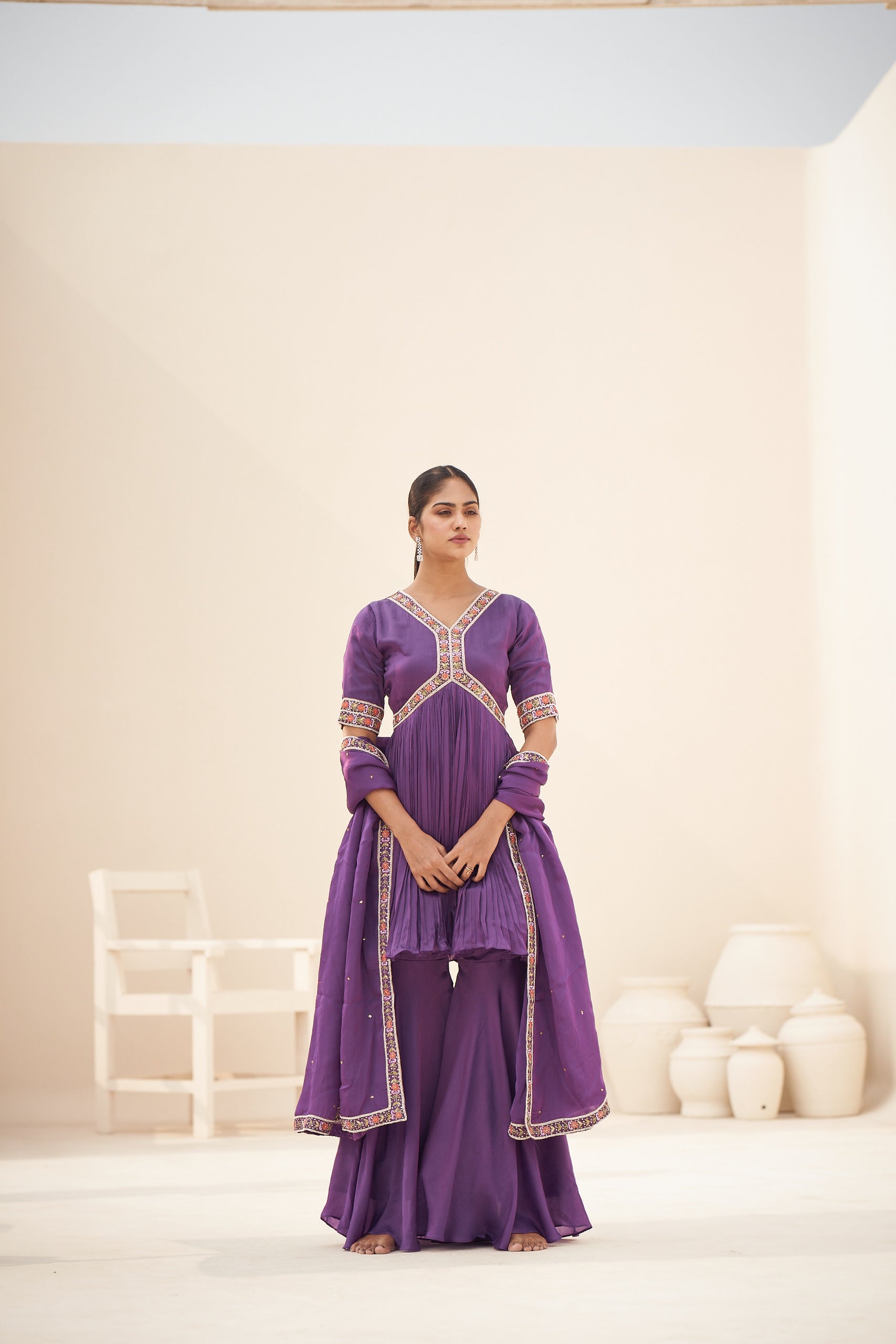 Shaila Peplum set