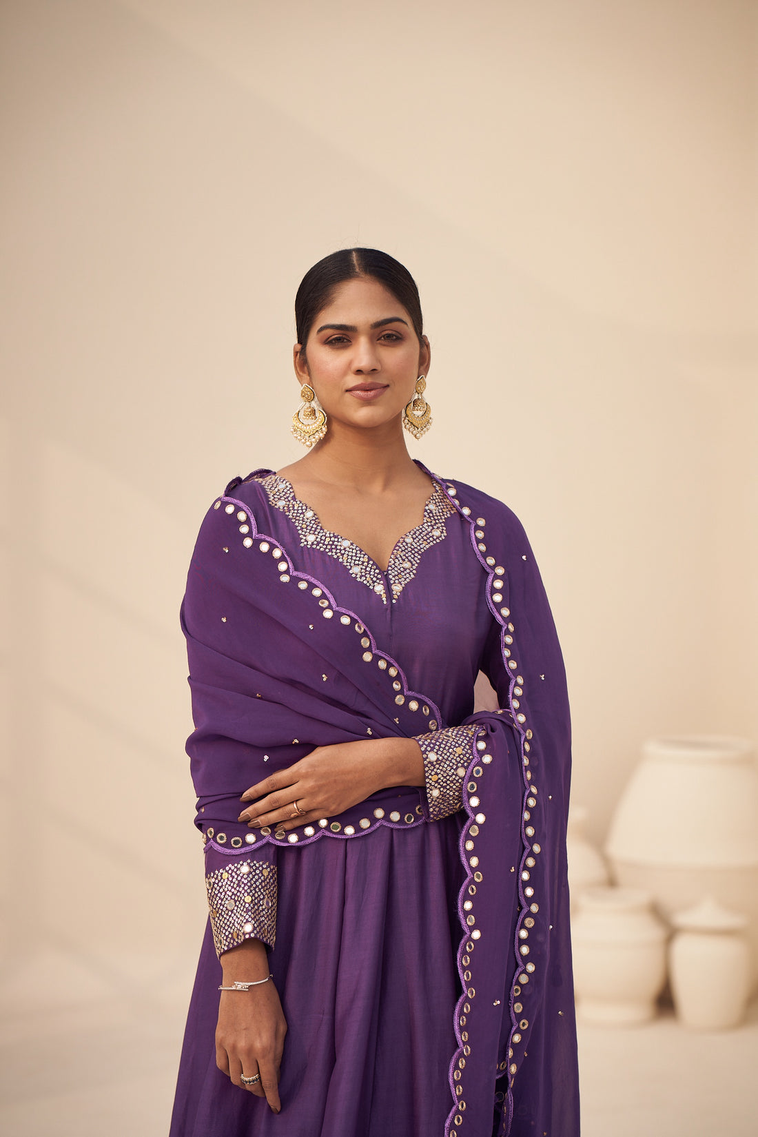 Parchayi Anarkali set