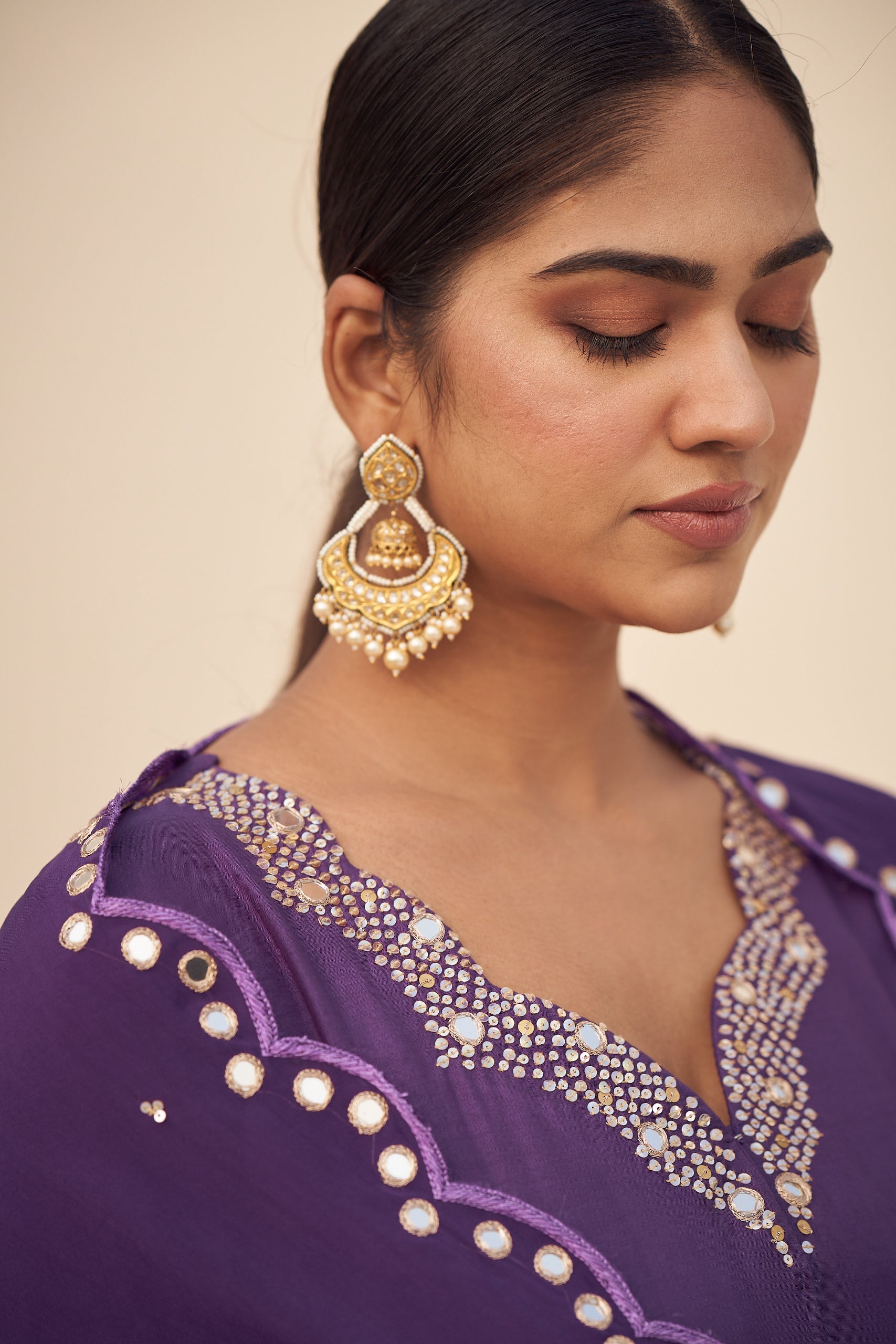 Parchayi Anarkali set