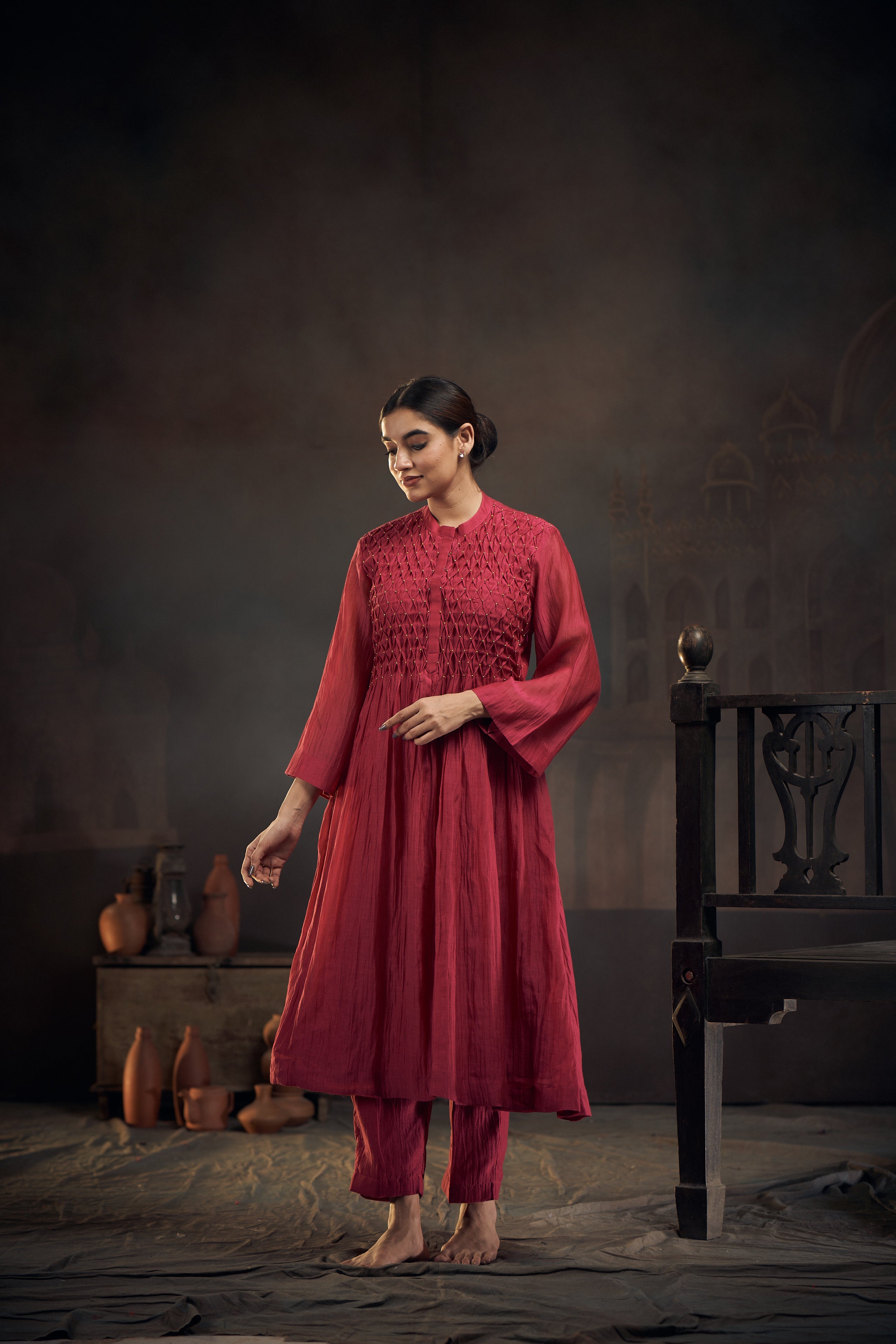 Smocking Kurta set