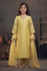 Buy Hirika & Dhruti Green Dupatta Organza, Kurta Silk Chanderi, Pant Cotton Embroidered Set For Kids at Aza Fashions