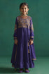 Buy Hirika & Dhruti Purple Hand Embroidered Anarkali Set For Kids at Aza Fashions