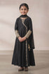 Buy Hirika & Dhruti Black Hand Work Angarkha Set For Kids at Aza Fashions